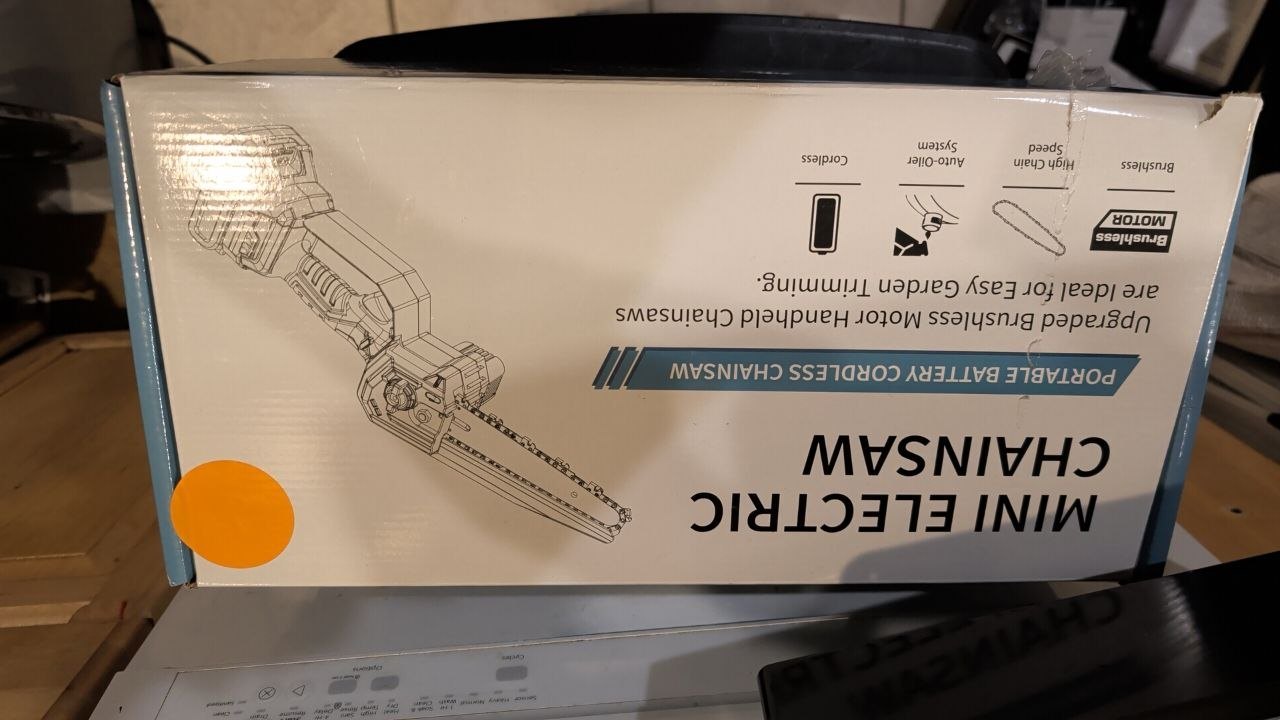 New Seesii Portable Mini Electric Chainsaw with Brushless Motor,