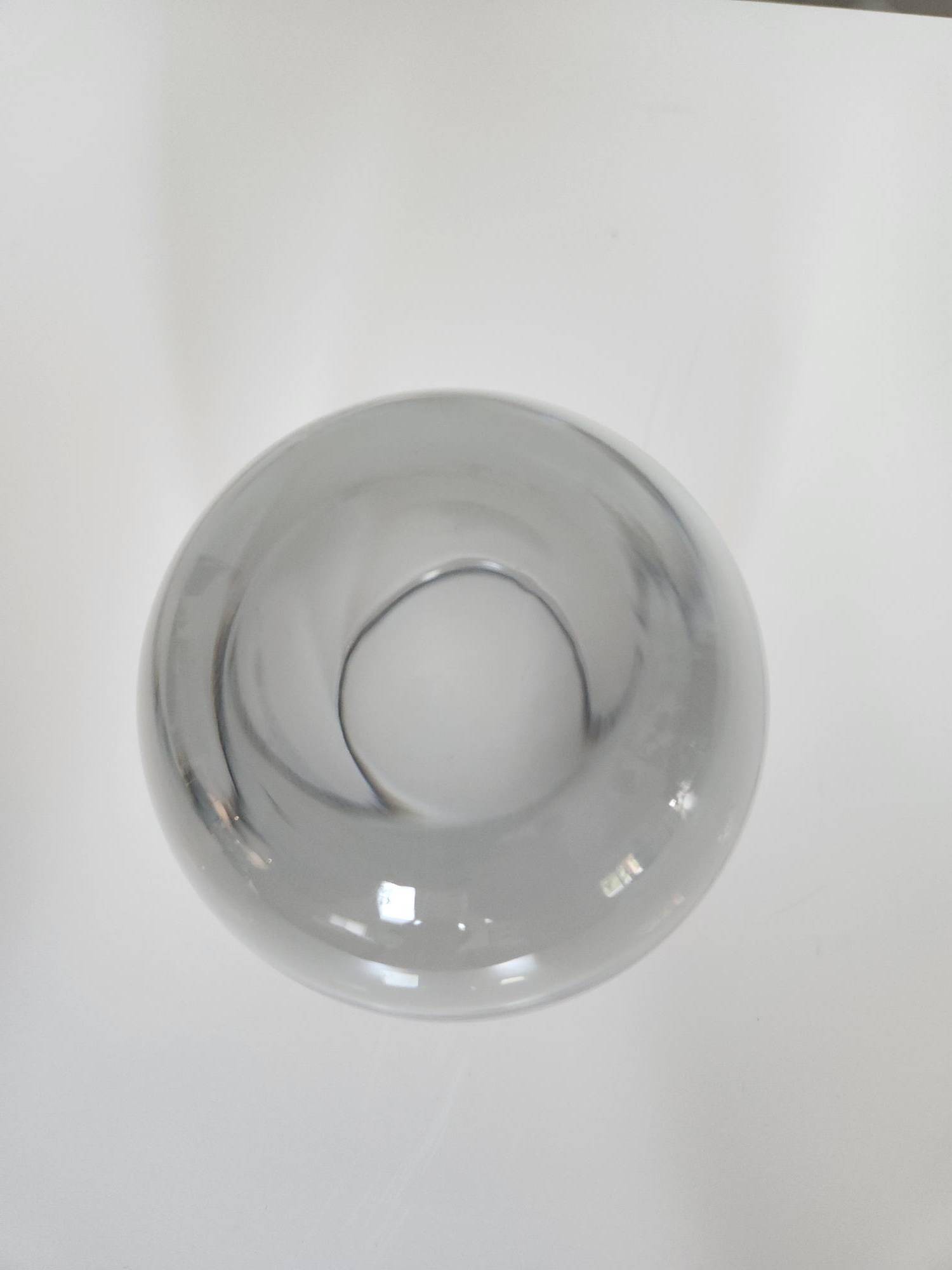 Smoked Glass Roly Poly Lowball Tumblers-Vintage Barware (5 set) - photo 4