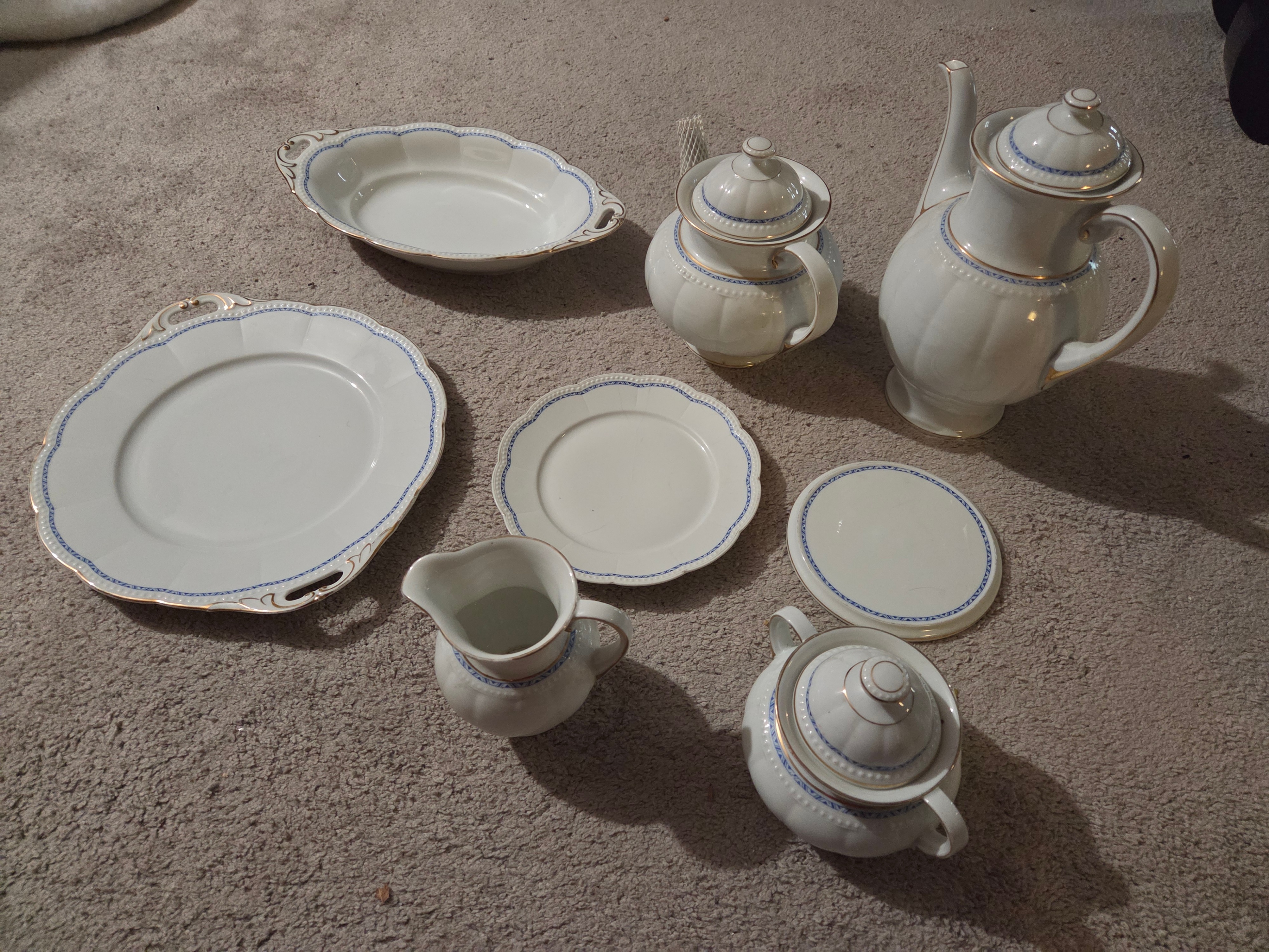 Vintage K&A Krautheim Bavaria Porcelain Coffee Set (MINT)
