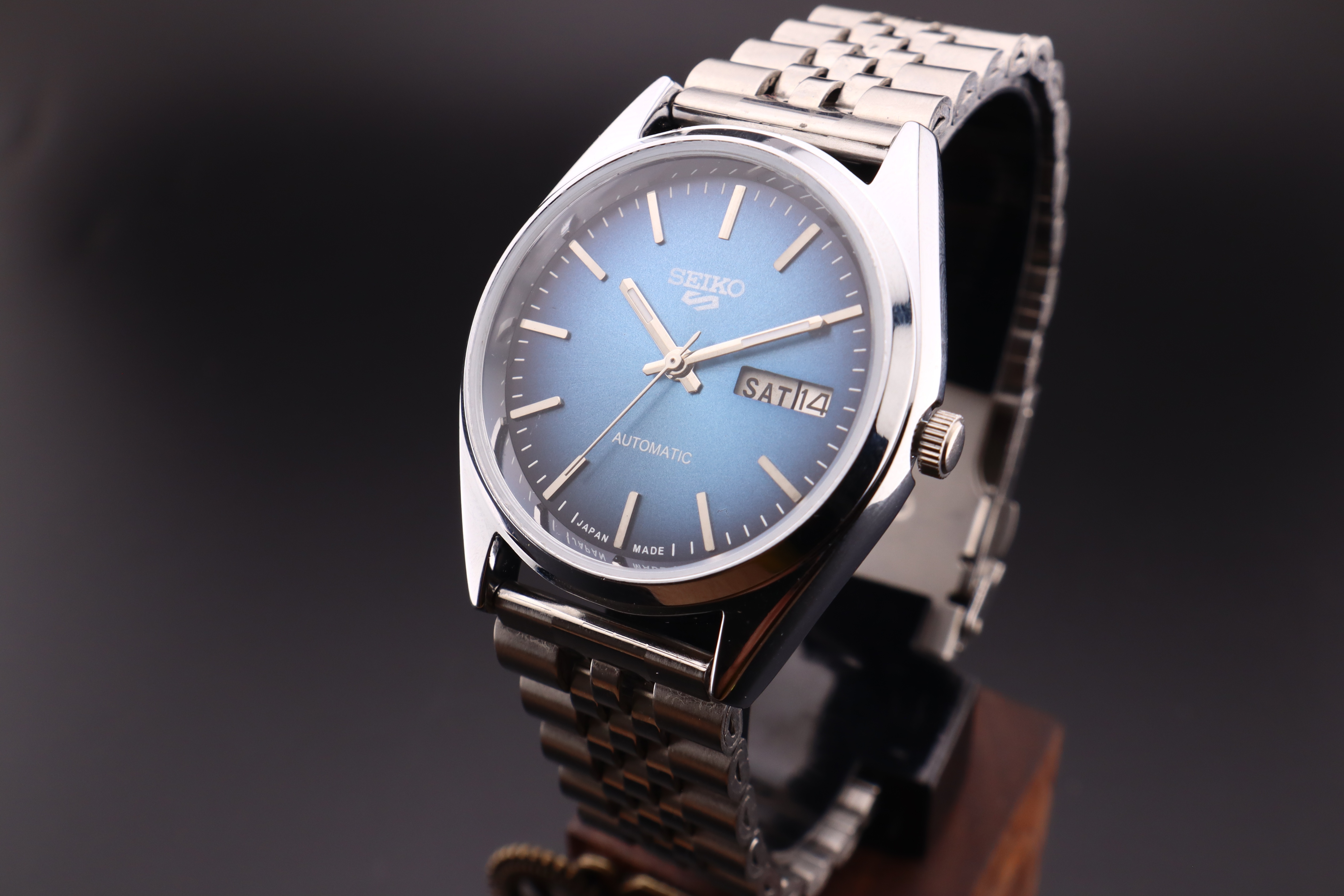 Vintage Seiko 5 Automatic 6309A Men's  Watch D&D- Japan Made - photo 3