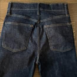 NWT ZARA Sz 6 Dark High Rise Cropped Straight Leg Jeans - photo 3