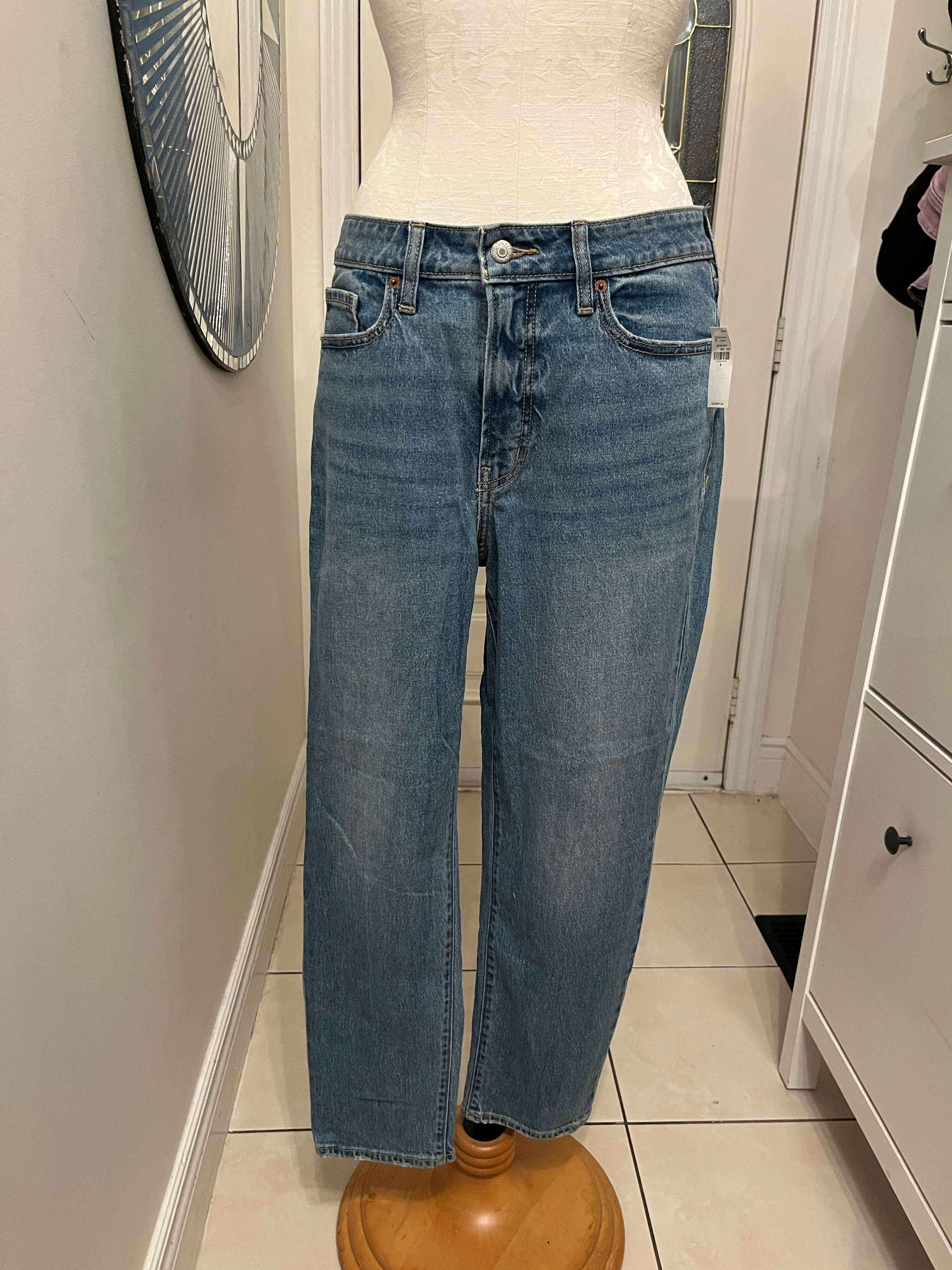 Old Navy Women's OG Straight High-Rise Jeans Size 8