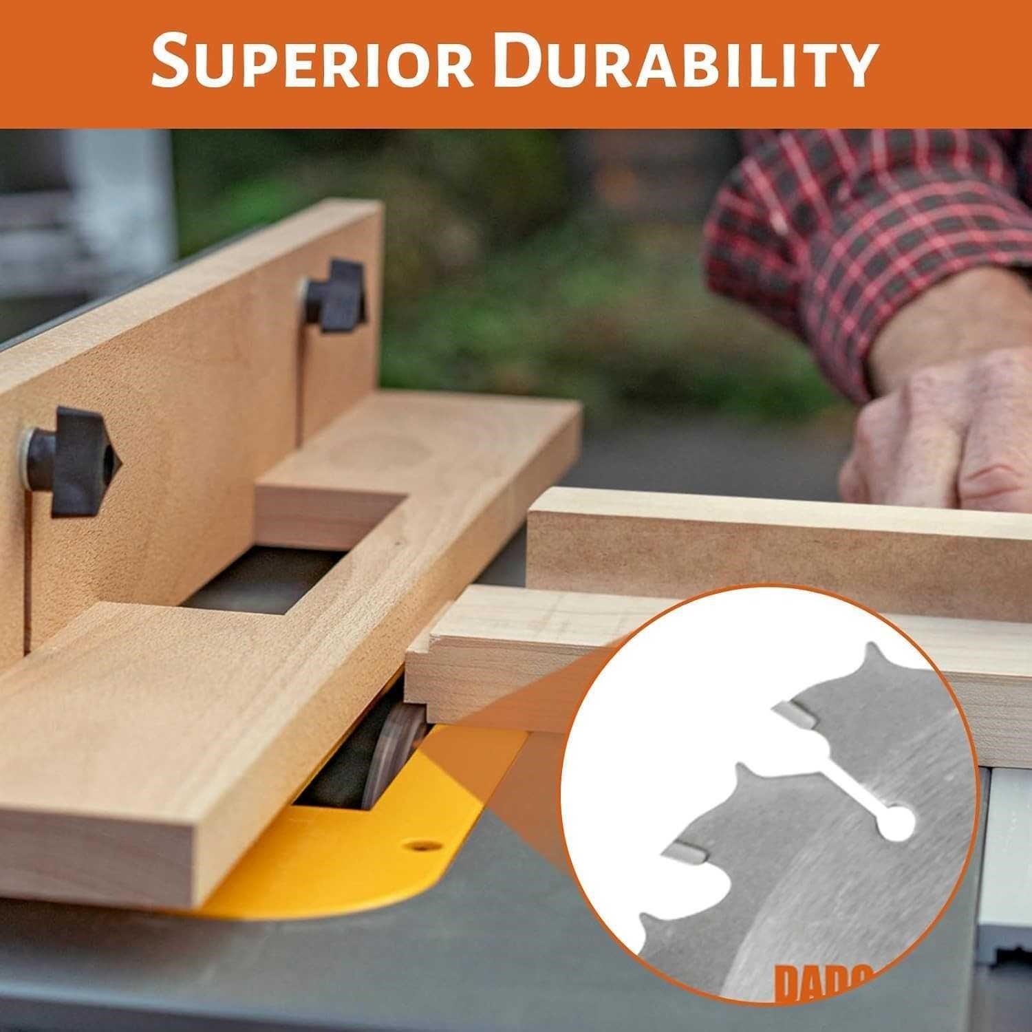 10'' Stacking Dado Blade Set - photo 3
