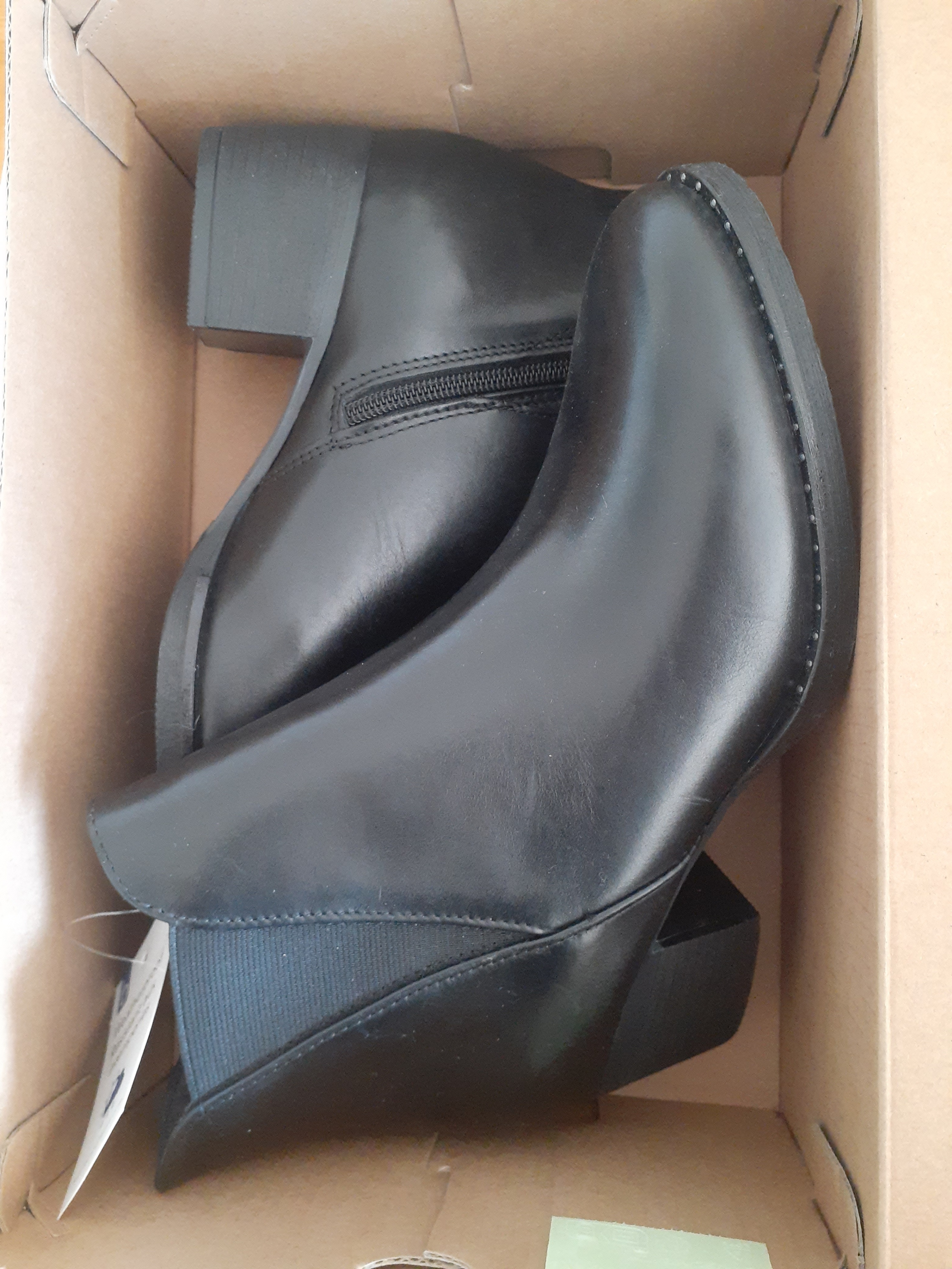 Black Waterproof Ankle Boots