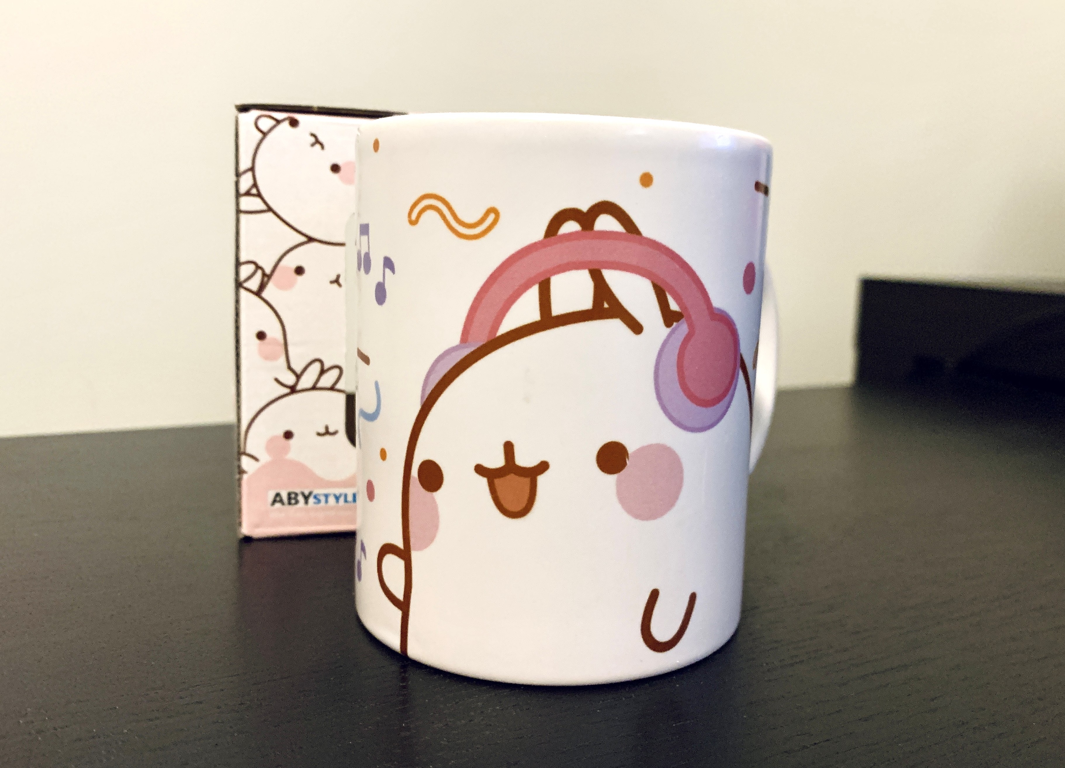 ABYSTYLE Molang & Piu Piu Music Ceramic Coffee Tea Mug 11 Oz.