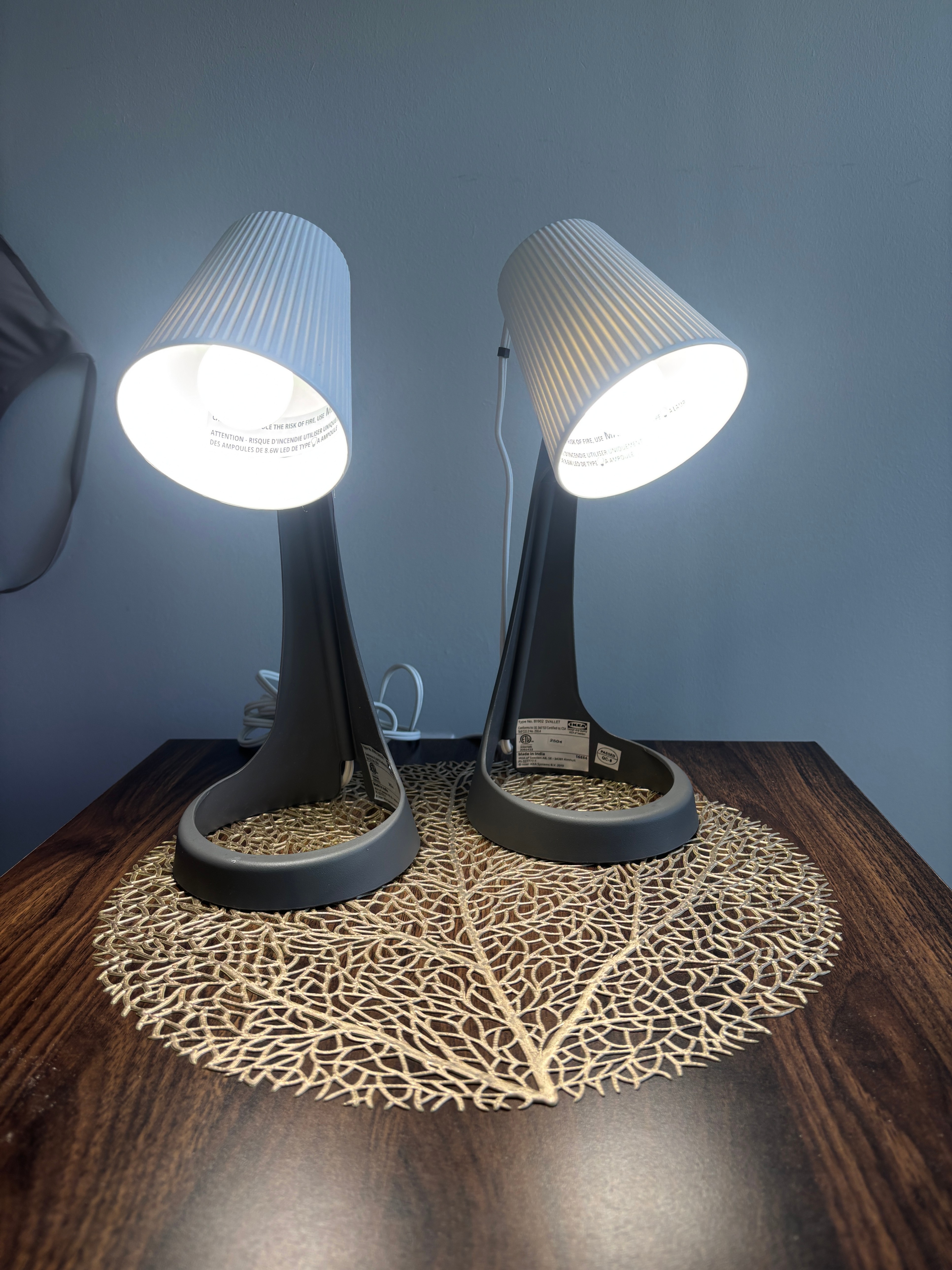 IKEA Modern Lamp Set -2 Desk Lamps