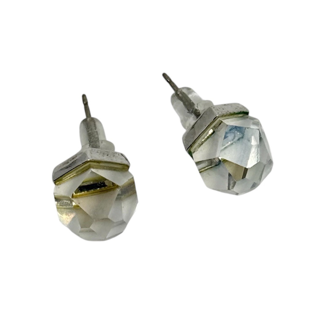 Swarovski silver tone crystal Stud earrings - GM1027 - photo 2