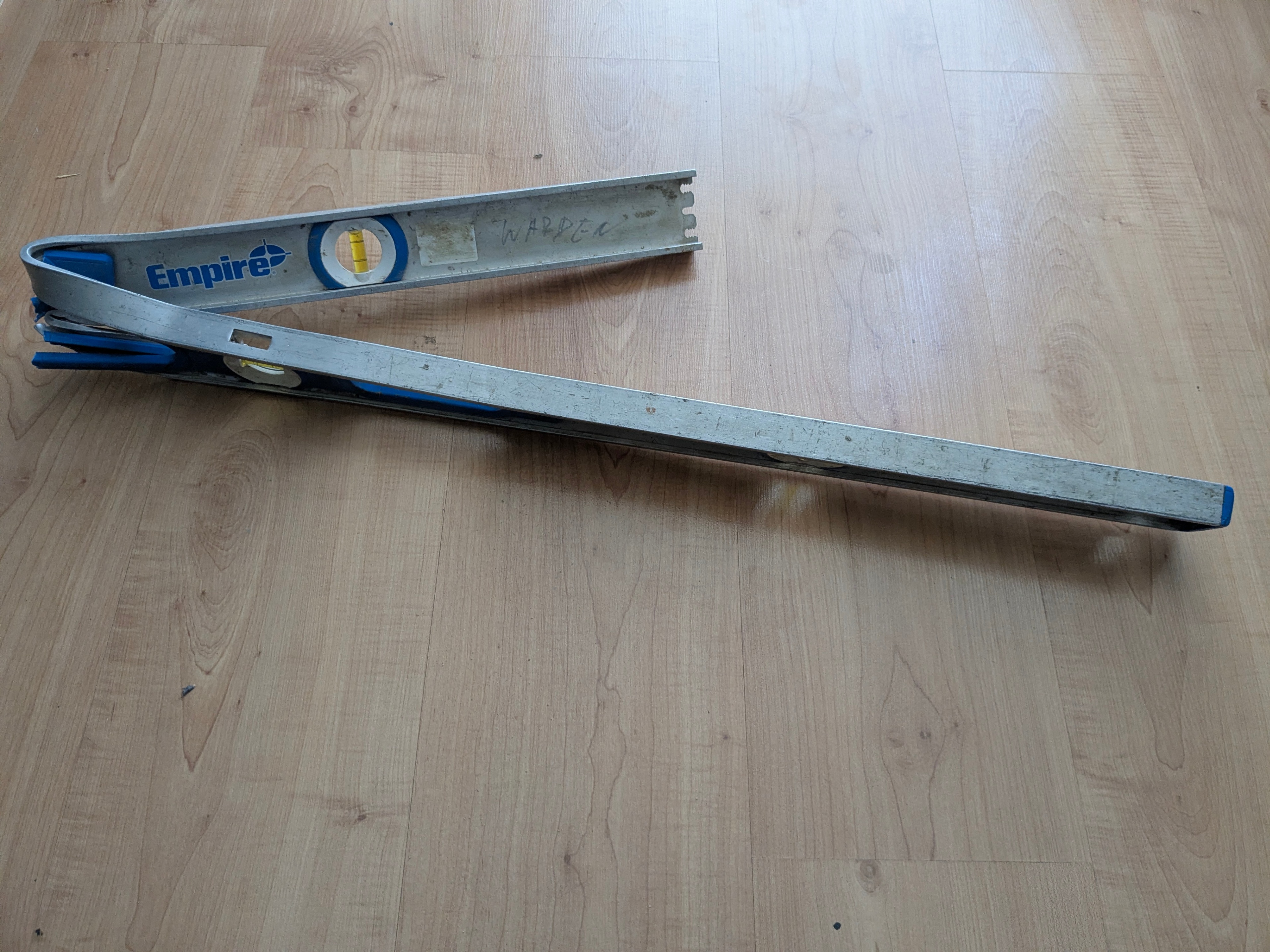 FREE: 4' level (for parts or aluminum sale)