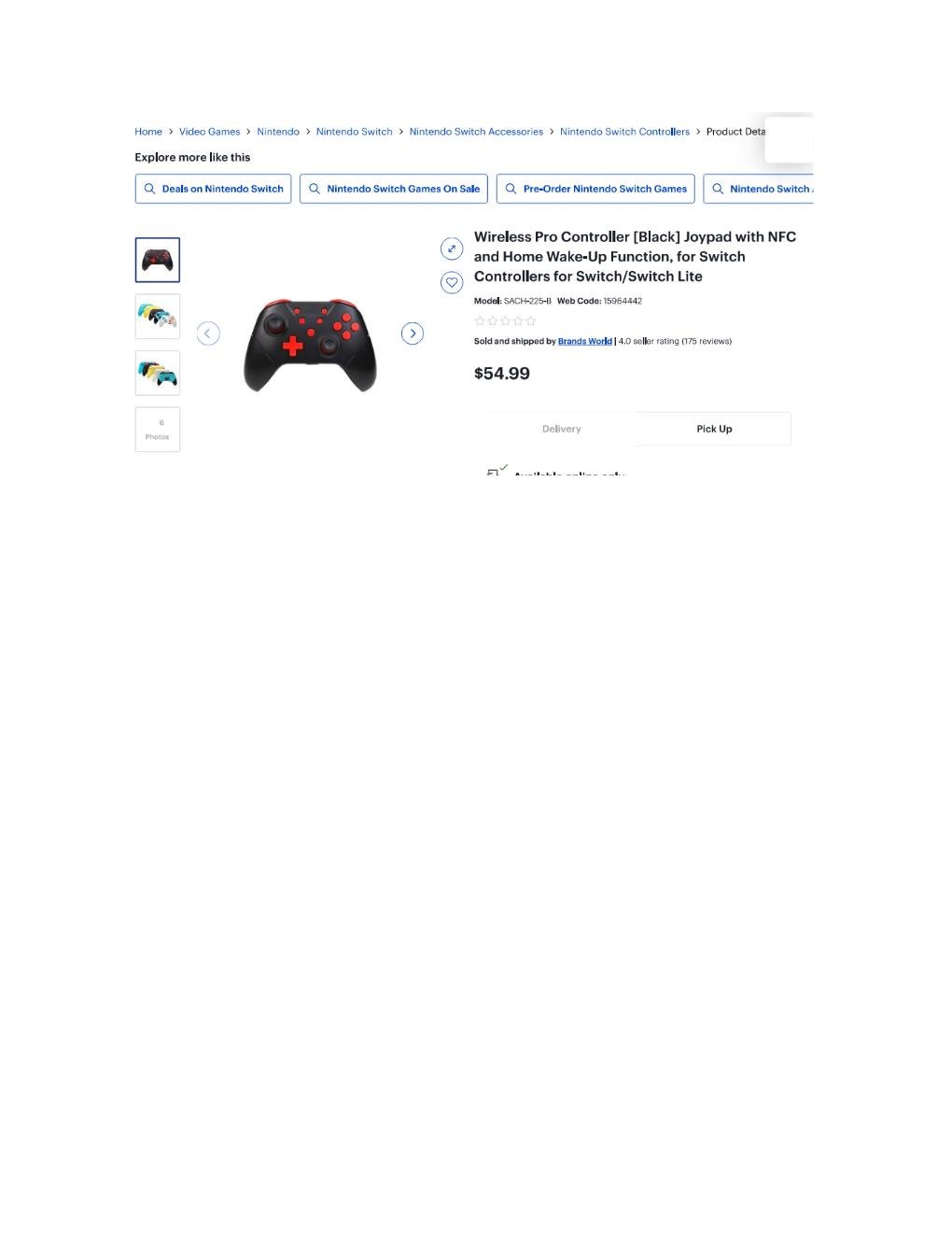 🎮 Wireless Pro Controllers for Switch – 2 Pack $50 - photo 2
