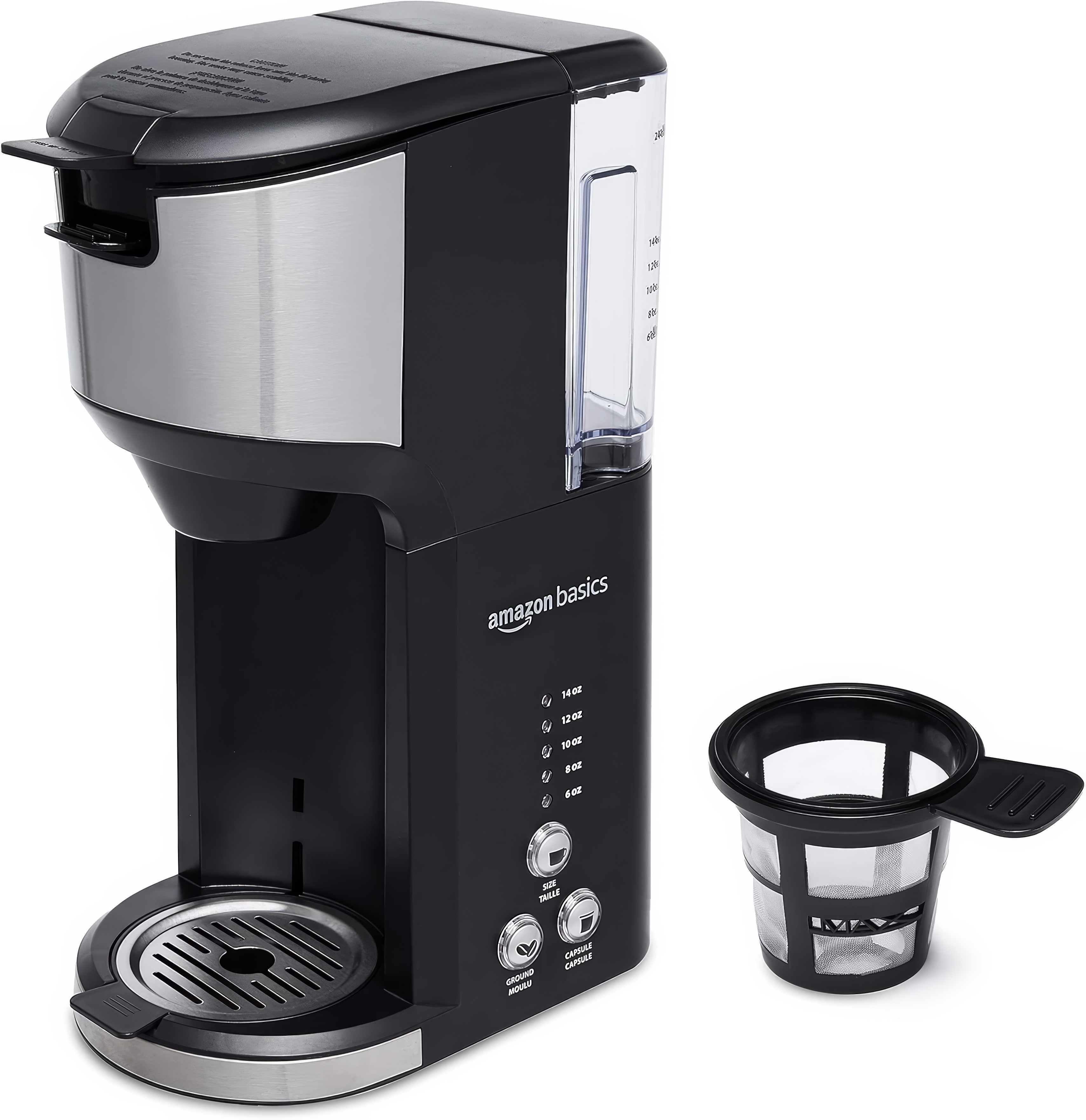 New Amazon Basics Drip Coffee Maker with Dual Brewing Mode