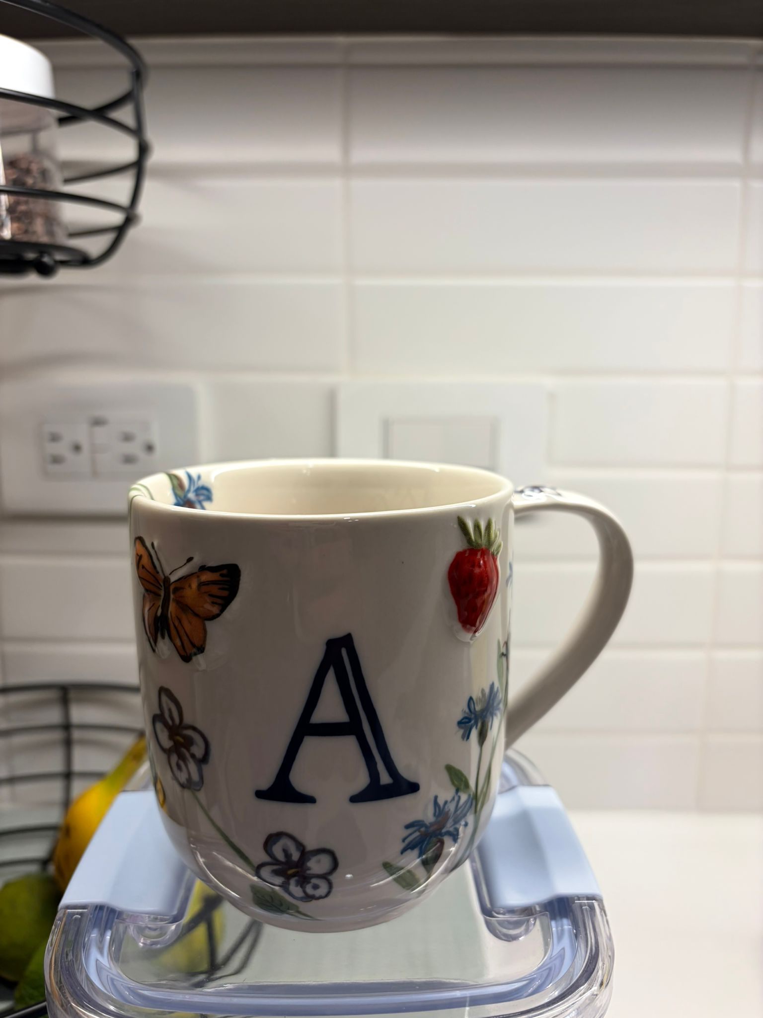 Anthropologie Garden Mug