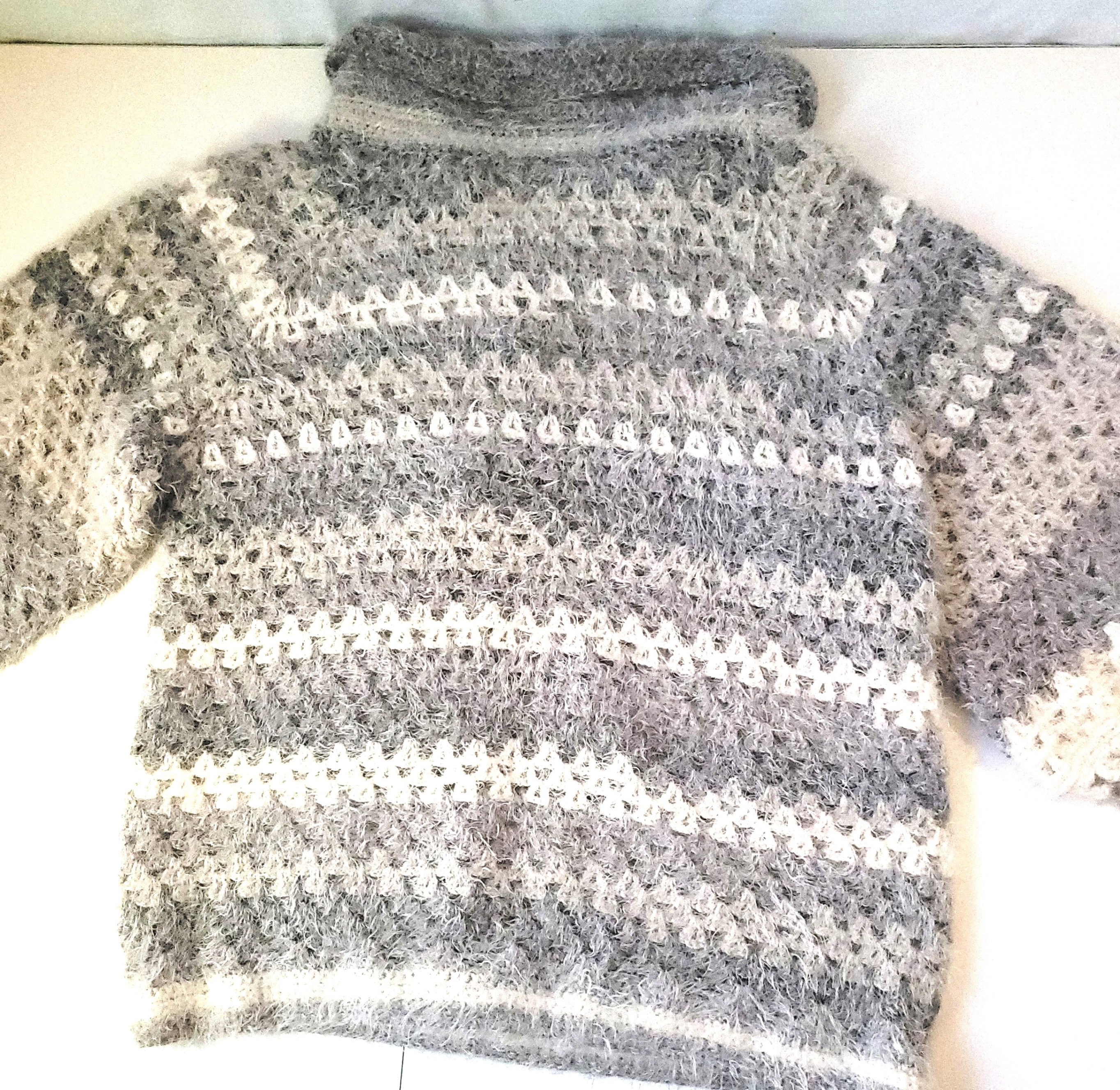 Handcrafted Canadian Heavy Wool Sweater XL Extra Large - photo 5