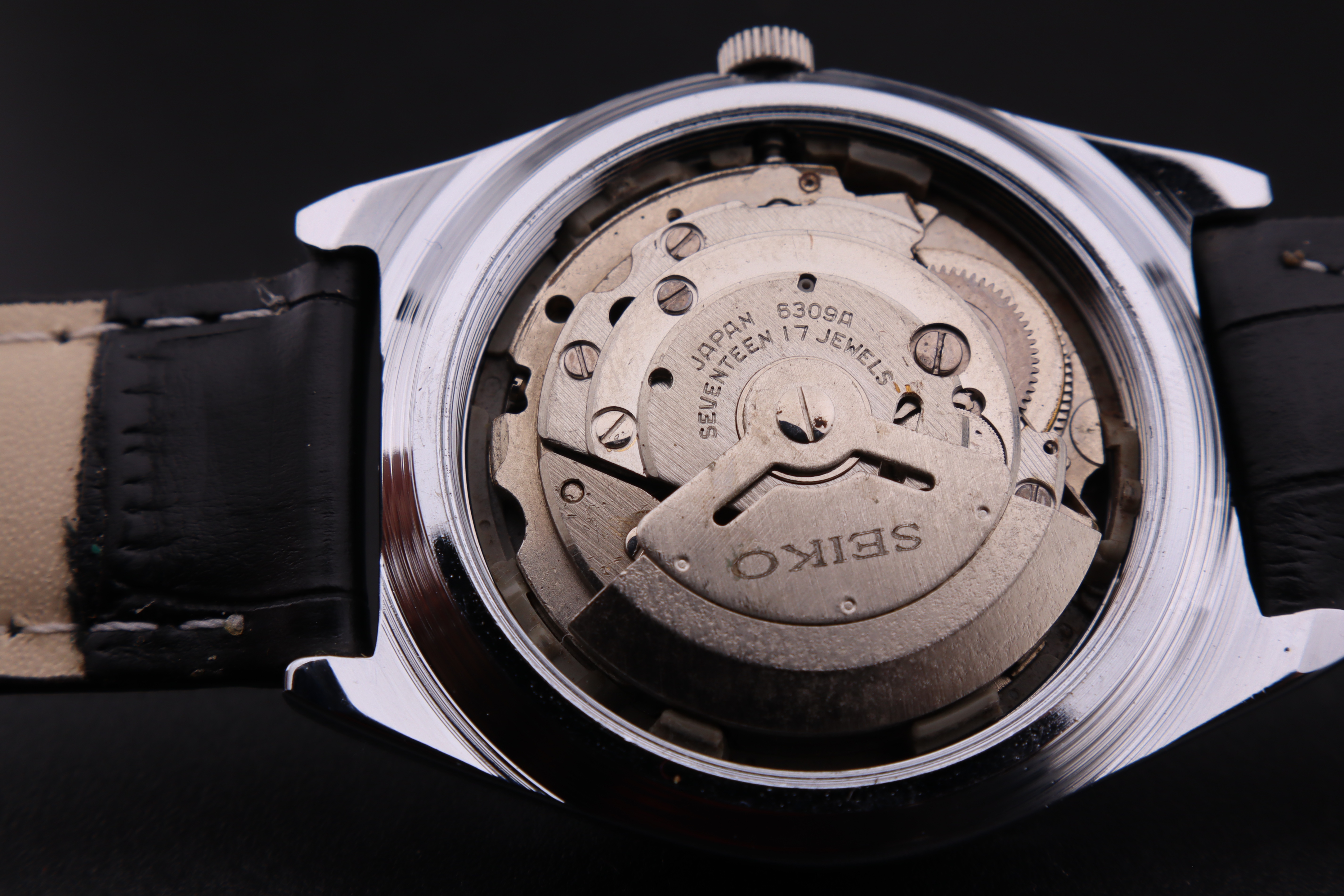 Vintage Seiko 5 Automatic 6309A Men's  Watch D&D- Japan Made - photo 5