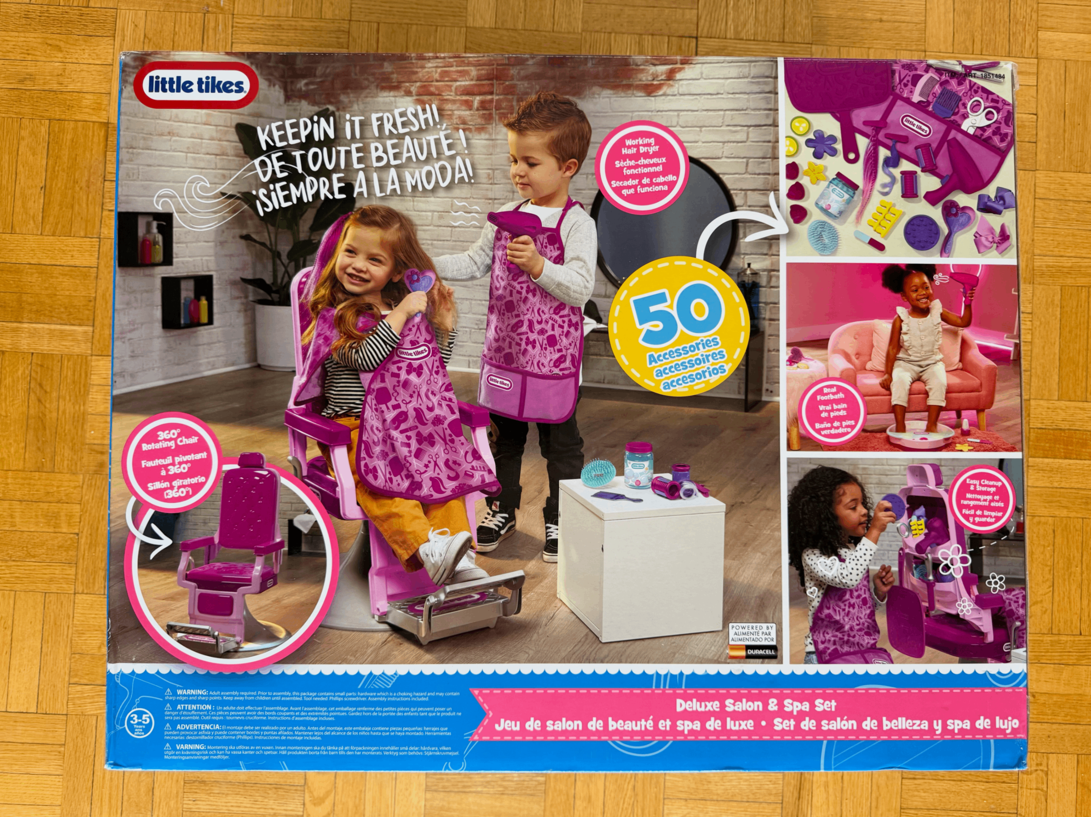 Little Tikes Deluxe Hair Salon & Spa Set.