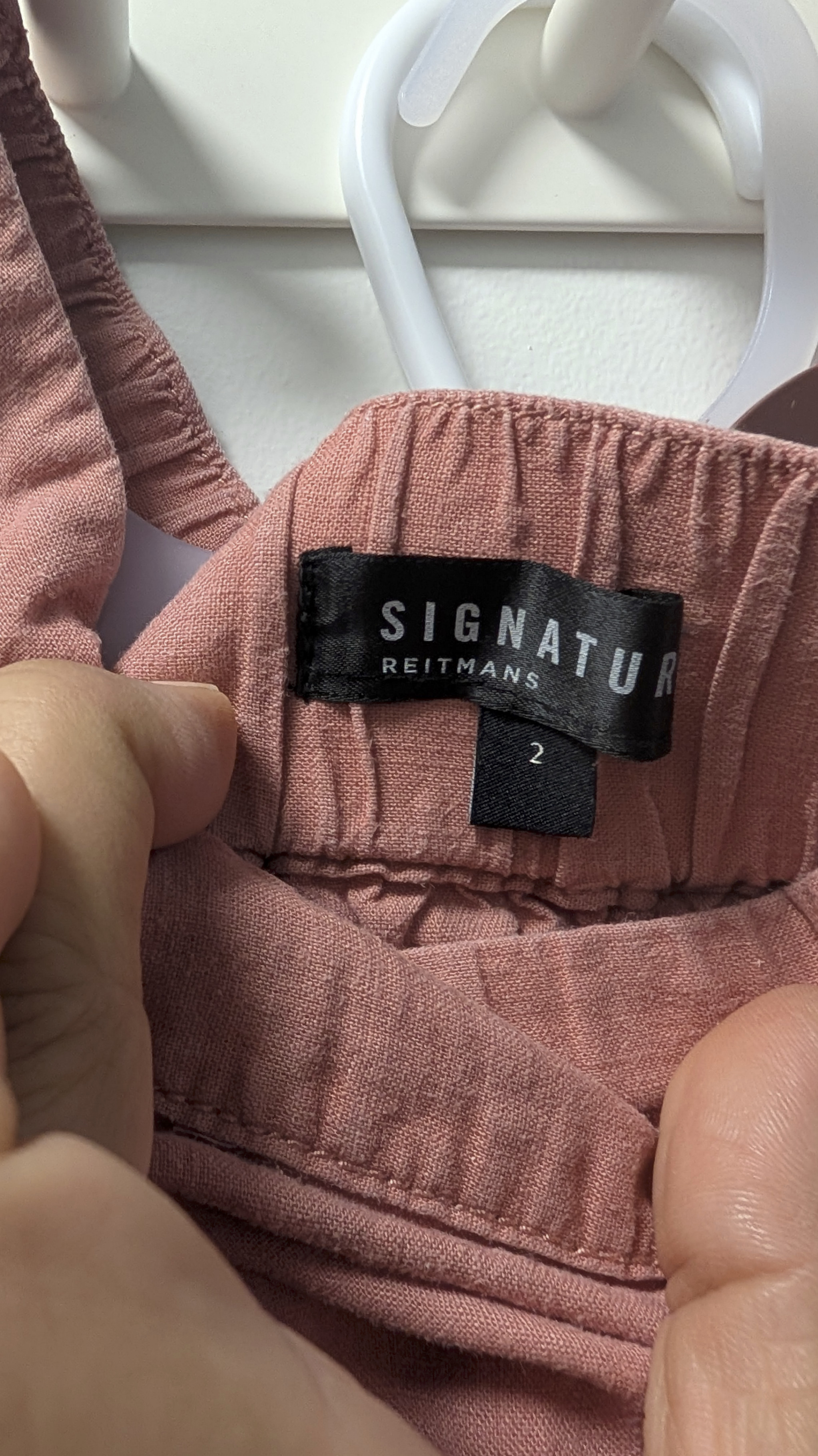 Reitmans Signature Pink Linen Blend Skirt Size 2 - photo 3