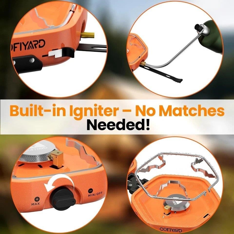 Cofiyard Portable Camping Stove - Orange - photo 4