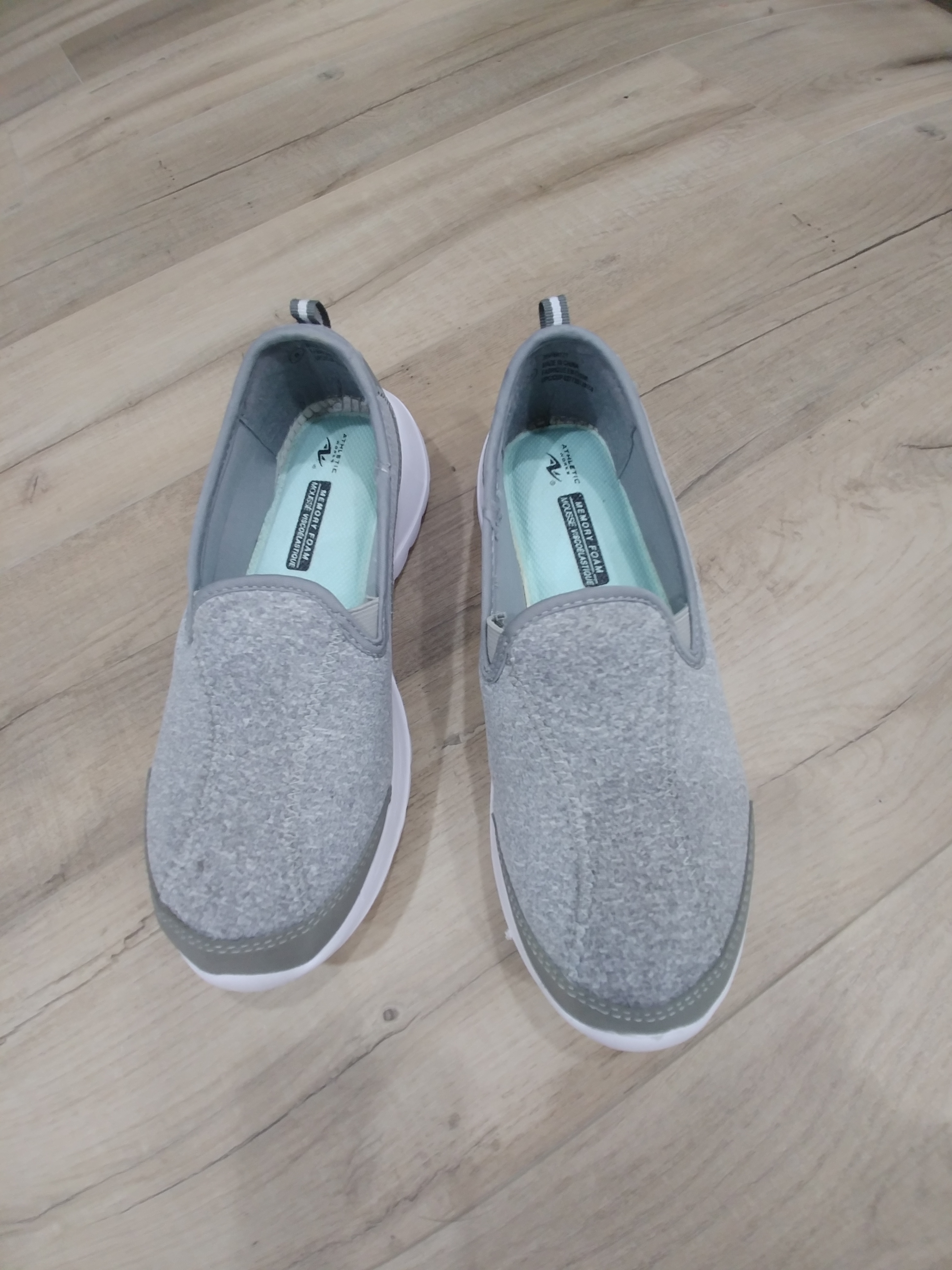 Memory Foam Athletic Works Slip on Shoes