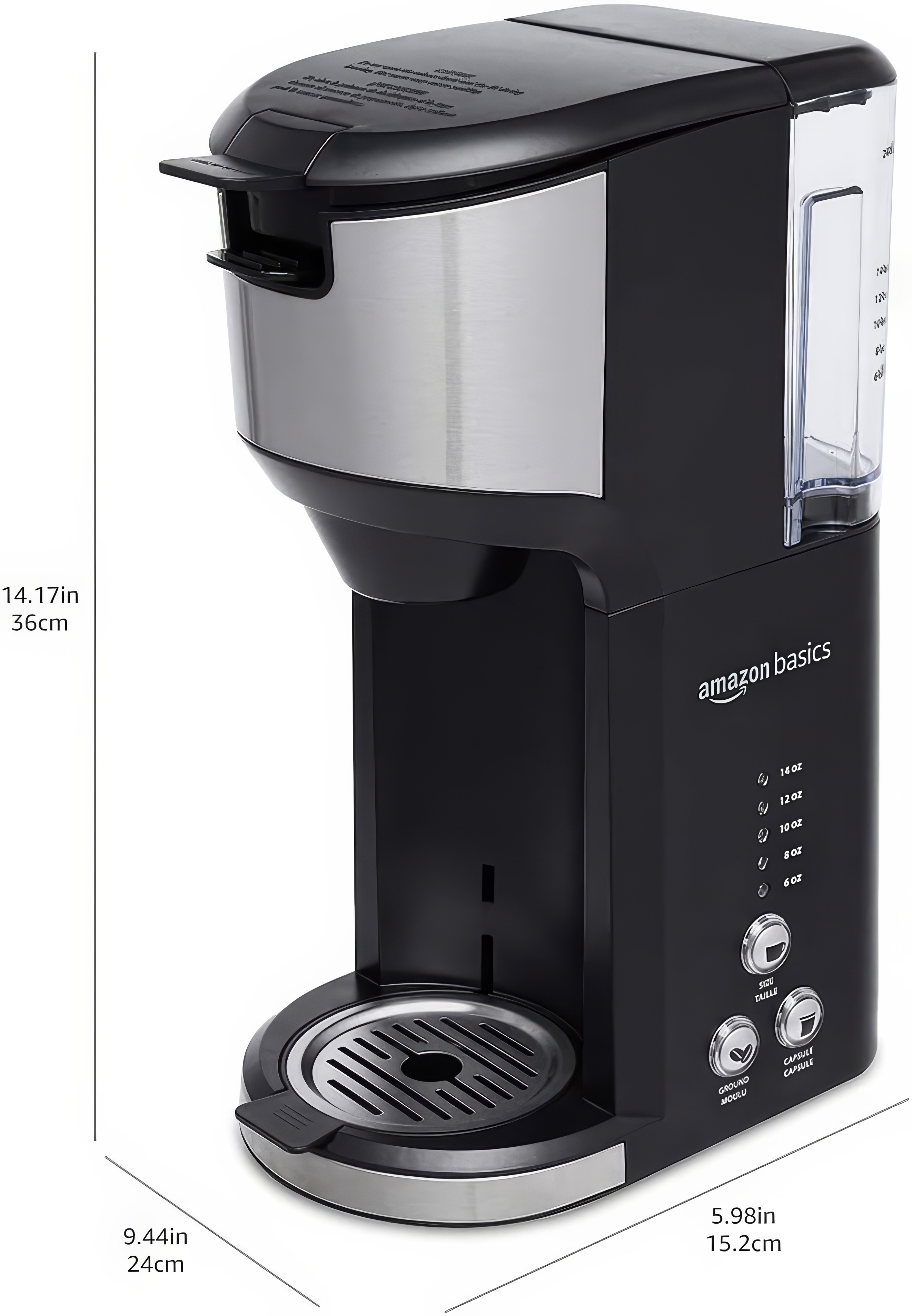 New Amazon Basics Drip Coffee Maker with Dual Brewing Mode - photo 5