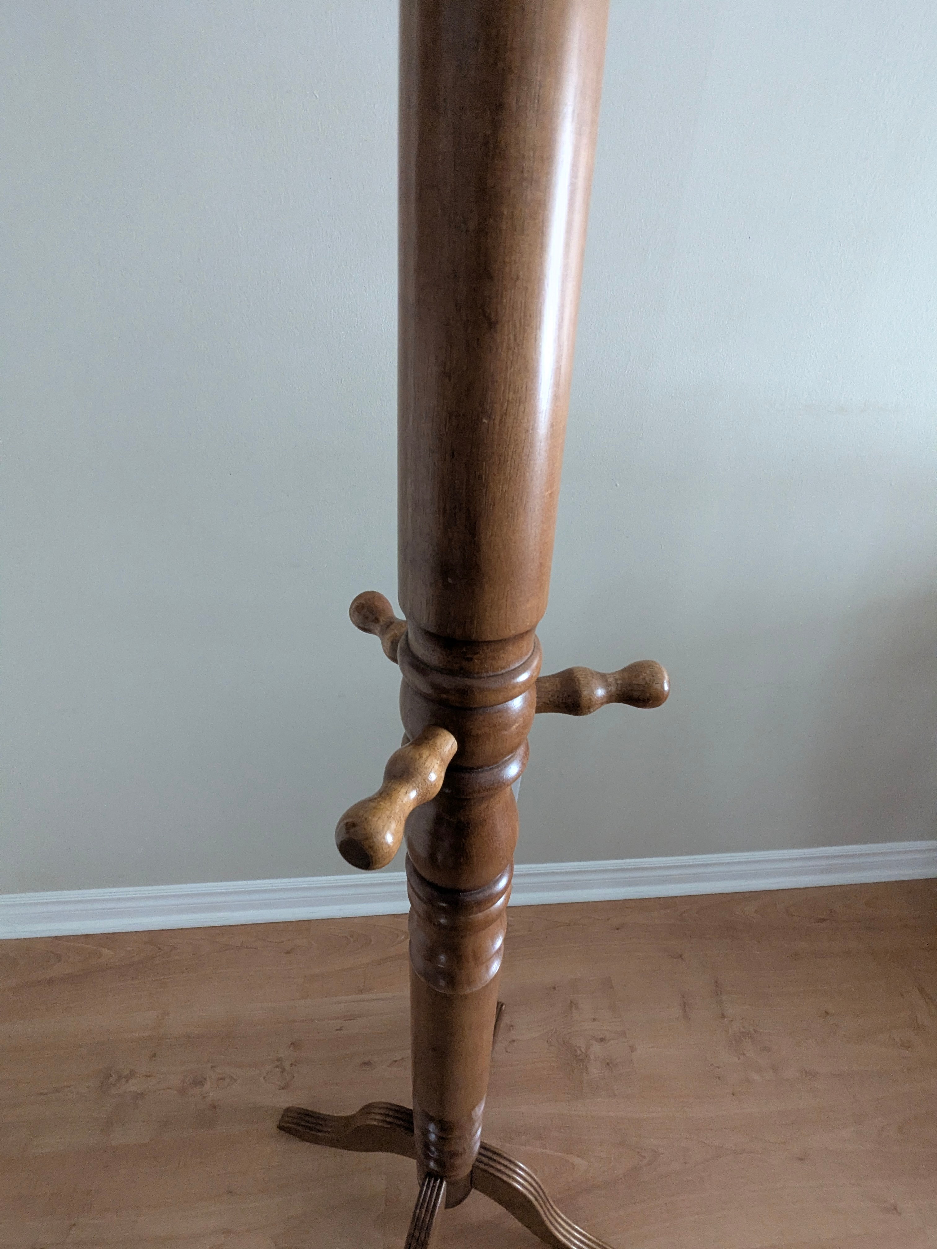 Wooden coat rack | hall tree | coat stand (check pictures) - photo 3