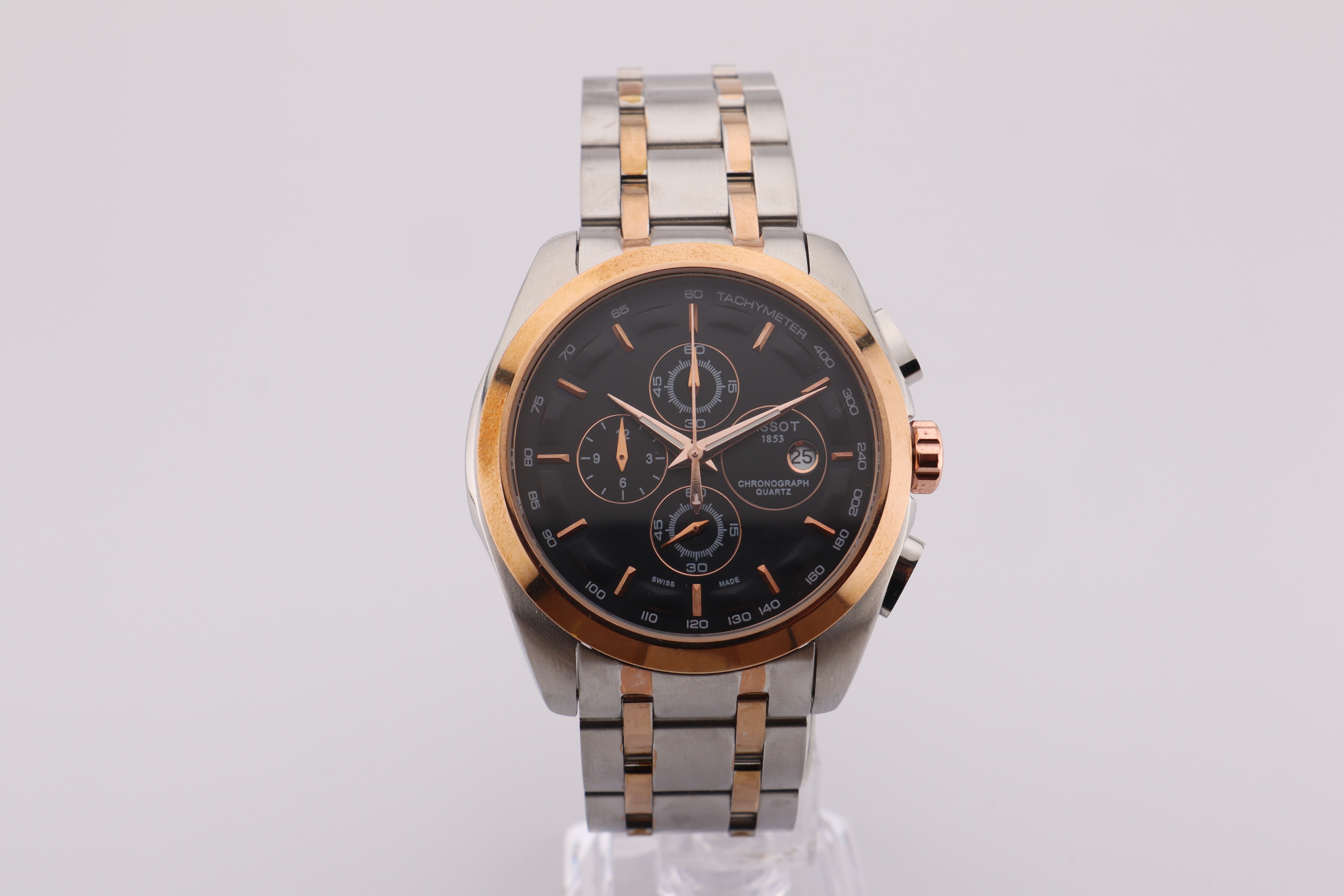 Tissot 1853 Couturier Tachymeter Chronograph Quartz Wrist Watch - photo 2