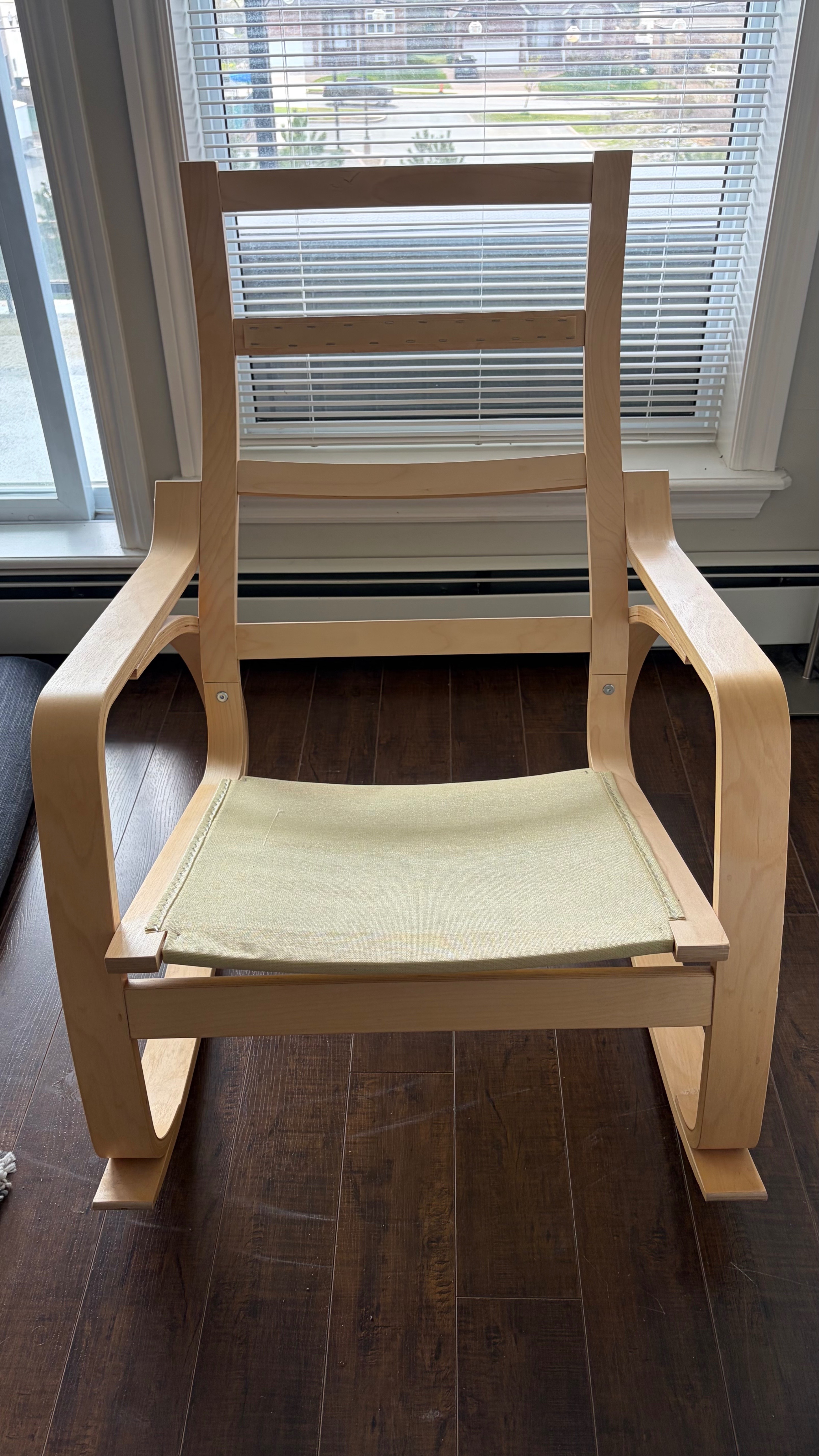 IKEA POÄNG Rocking Chair – Dark Grey Cushion - photo 5