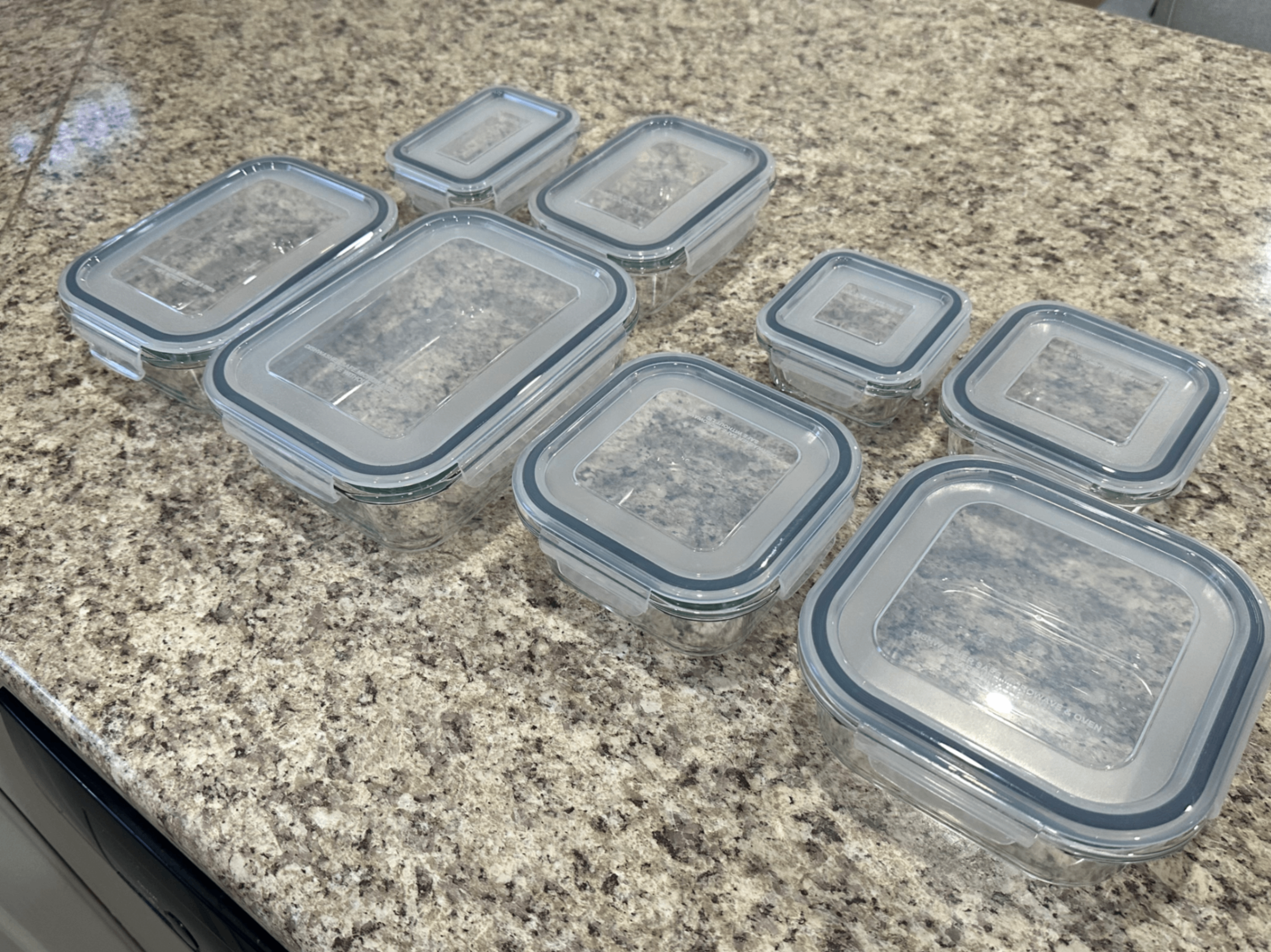 8 Pack Glass Container Food Storage - photo 5