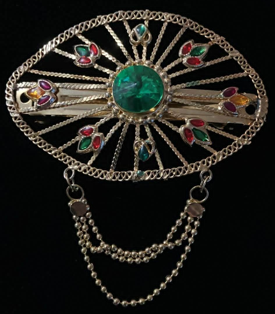 Hair Clip Gold Tone (Never worn)