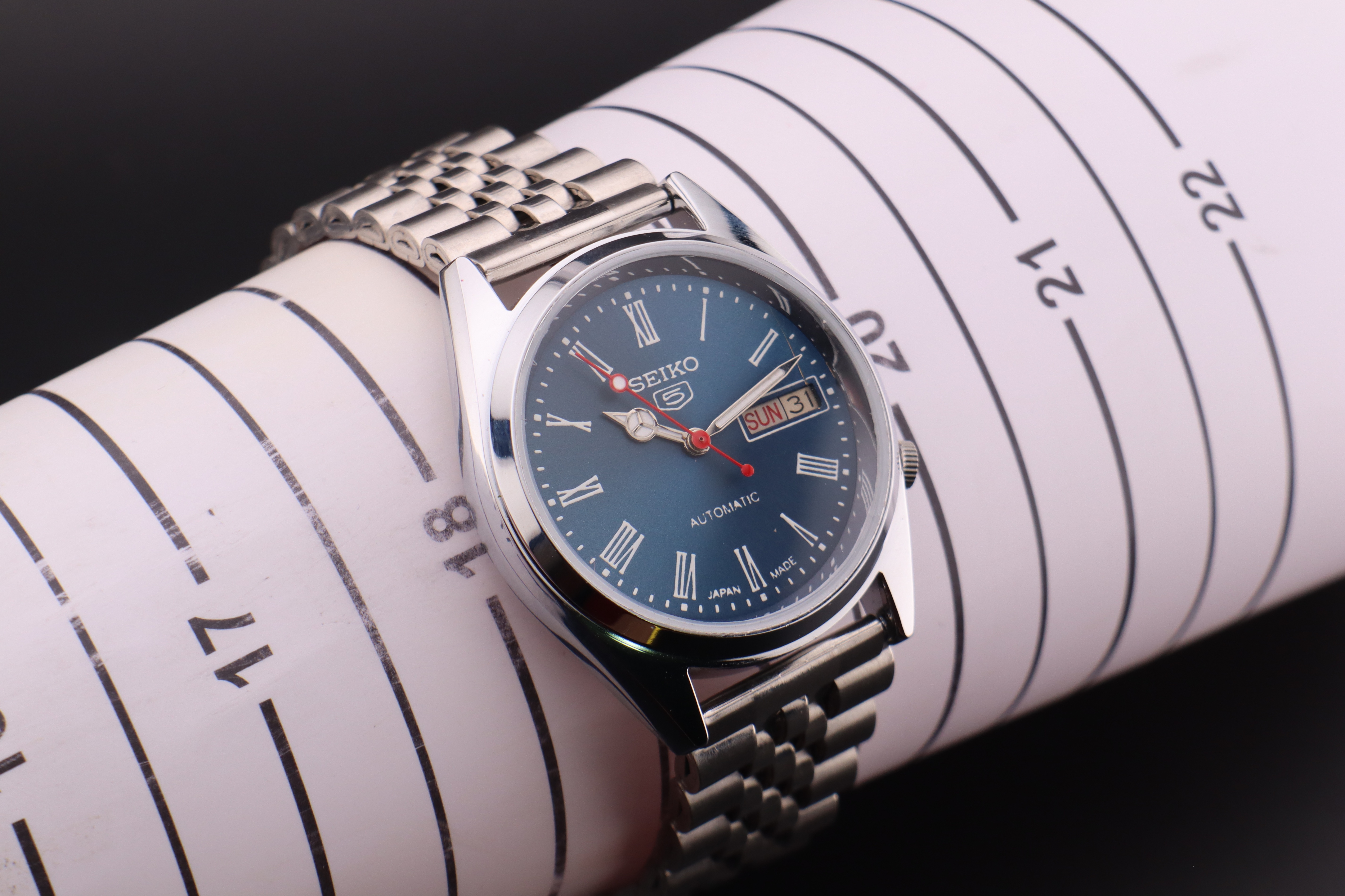 Vintage Seiko 5 Automatic 6309A Men's  Watch D&D- Japan Made - photo 5