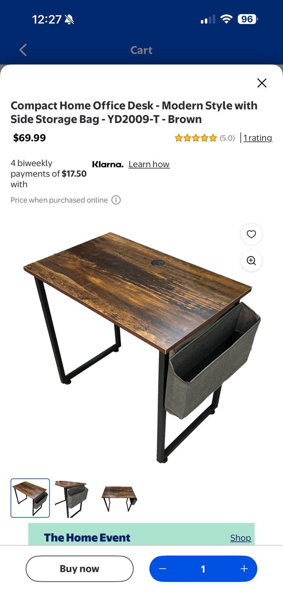 🪑 Compact Home Office Desk for Sale – Stylish & Space-Saving!
