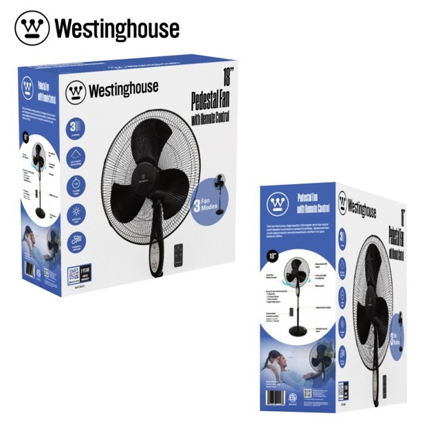 Westinghouse 18" Pedestal Fan with Remote Control - photo 4