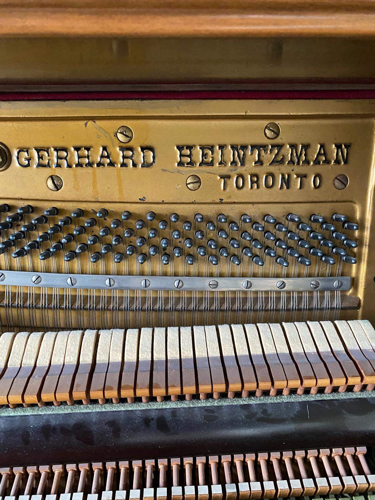 Gerhard Heintzman SN 36800 circa 1910-ish upright - photo 4