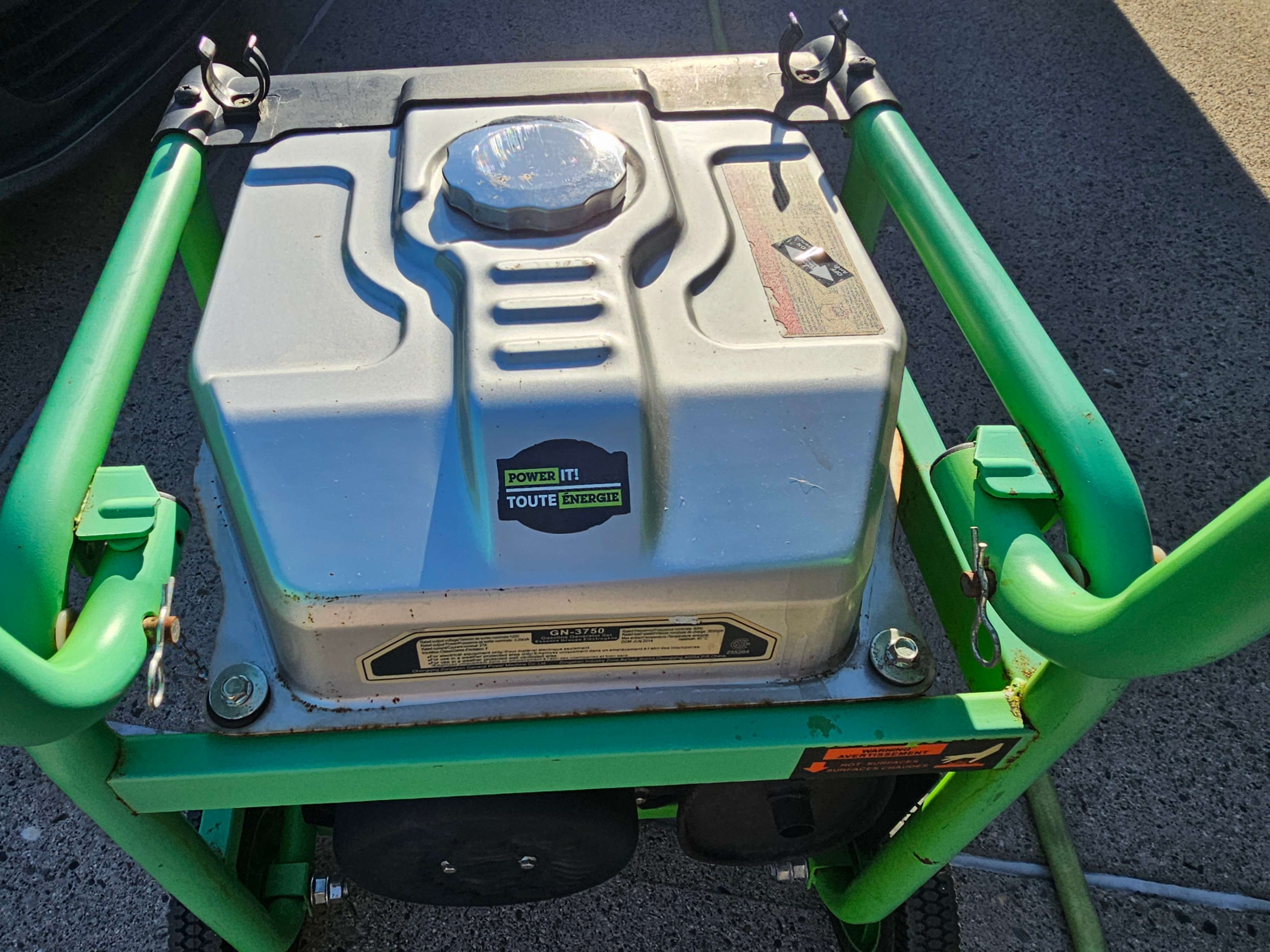 3750W Portable Generator - Power It! GN-3750 (Langley)
