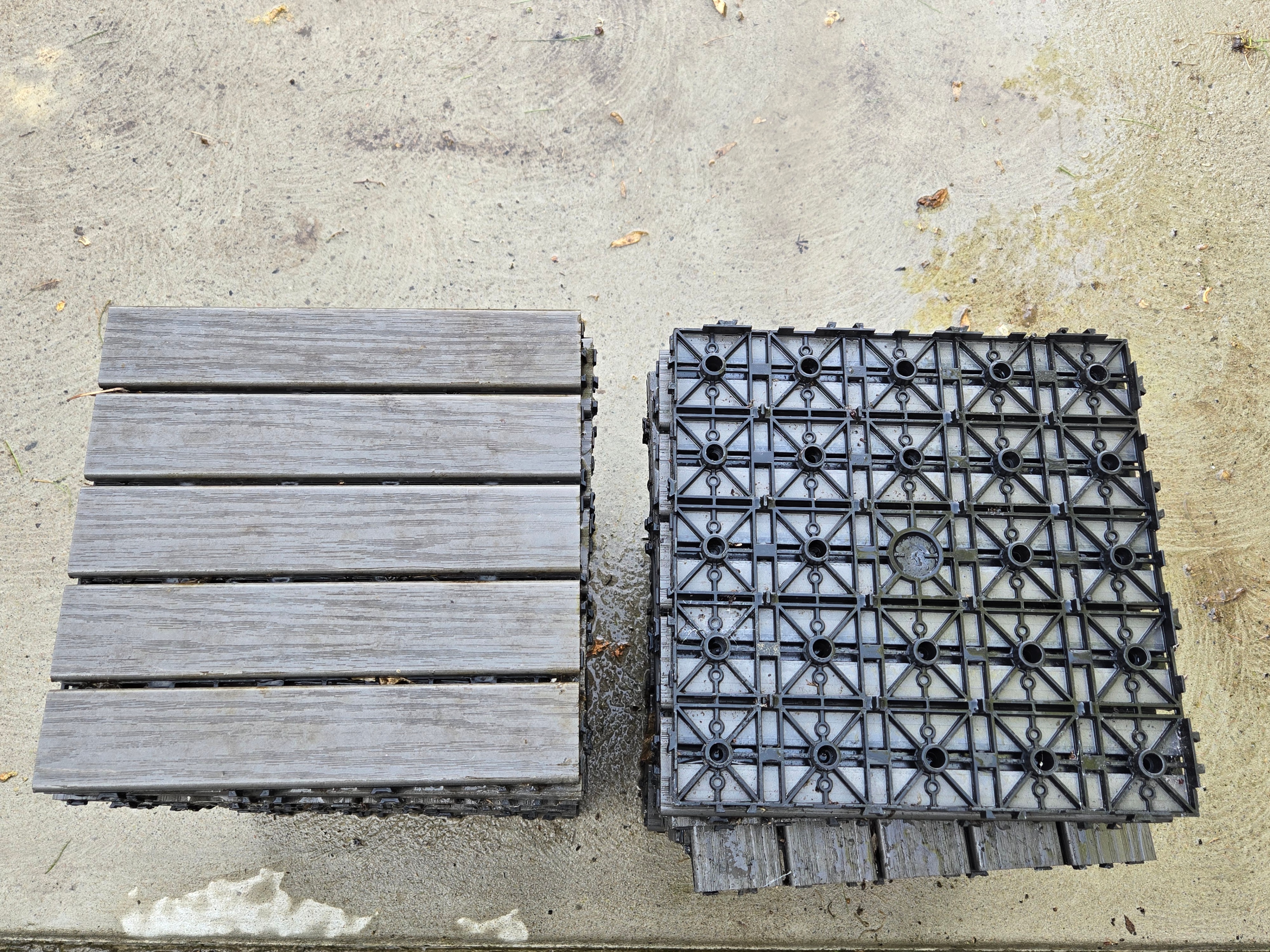 60 Balcony/Patio Interlock Tiles -Aura 12x12-Excellent Condition