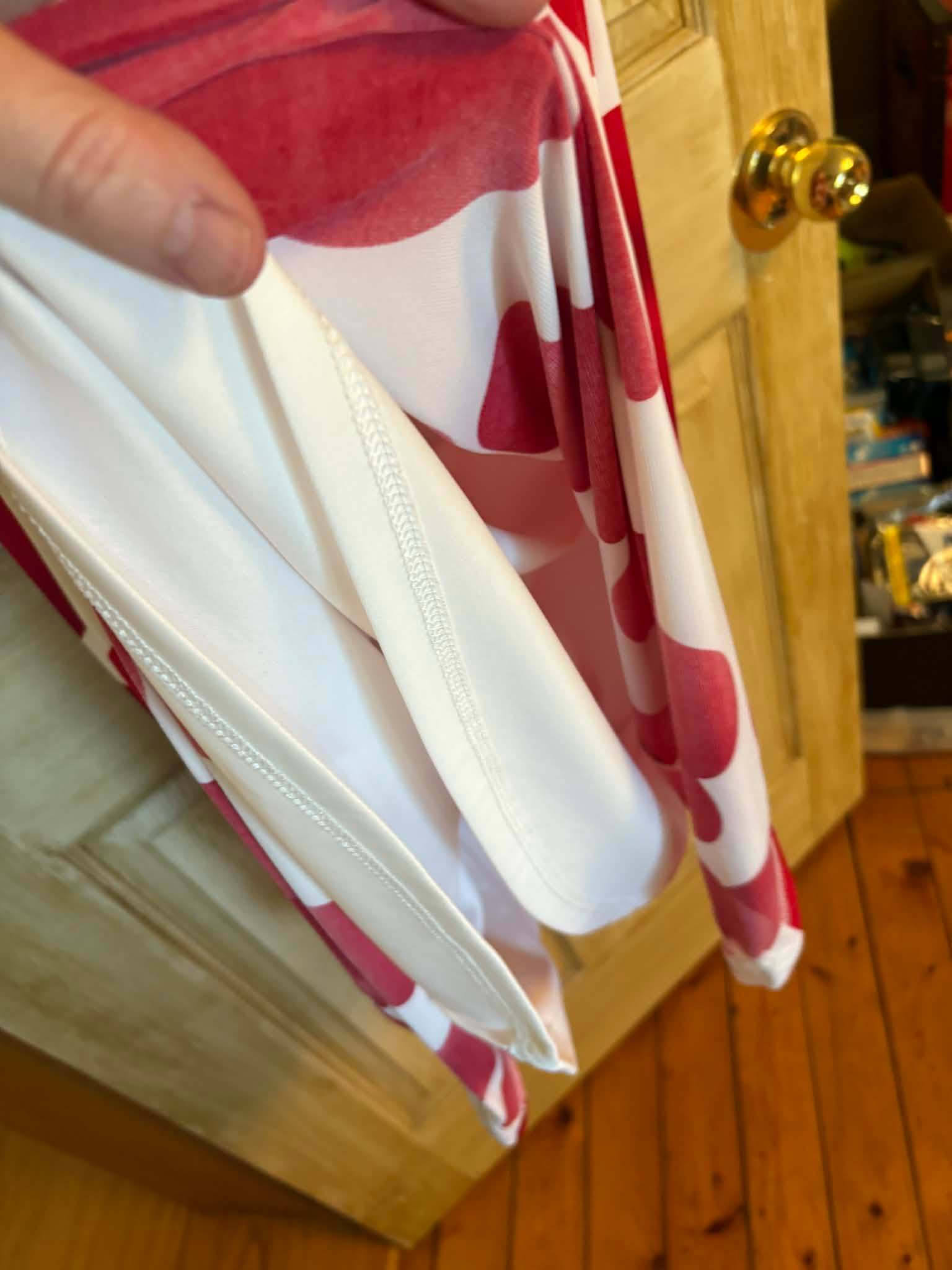 Sz small Crazy Print brand Red & White Polka Dot Dress - photo 3