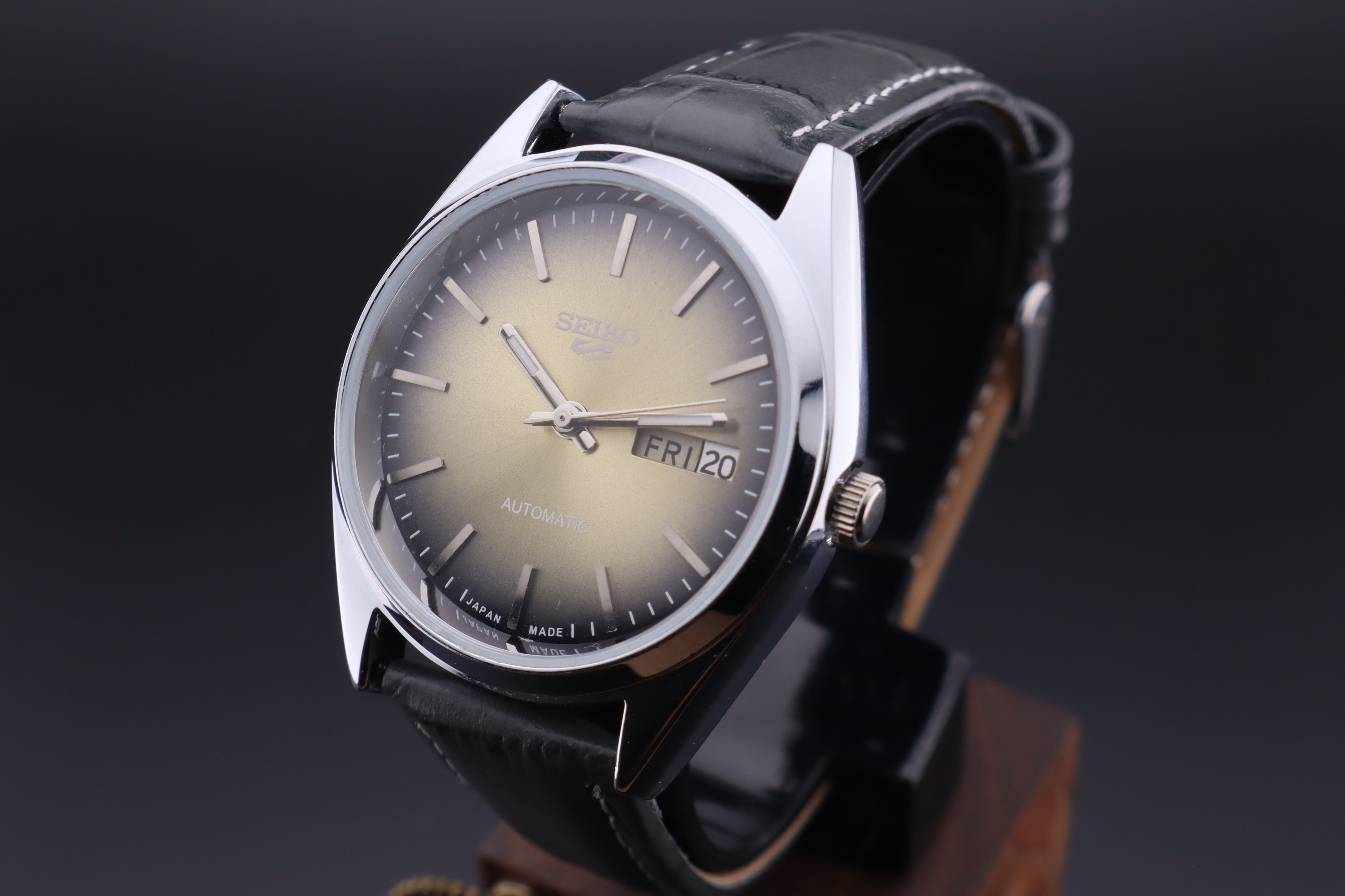 Vintage Seiko 5 Automatic 6309A Men's  Watch D&D- Japan Made - photo 3