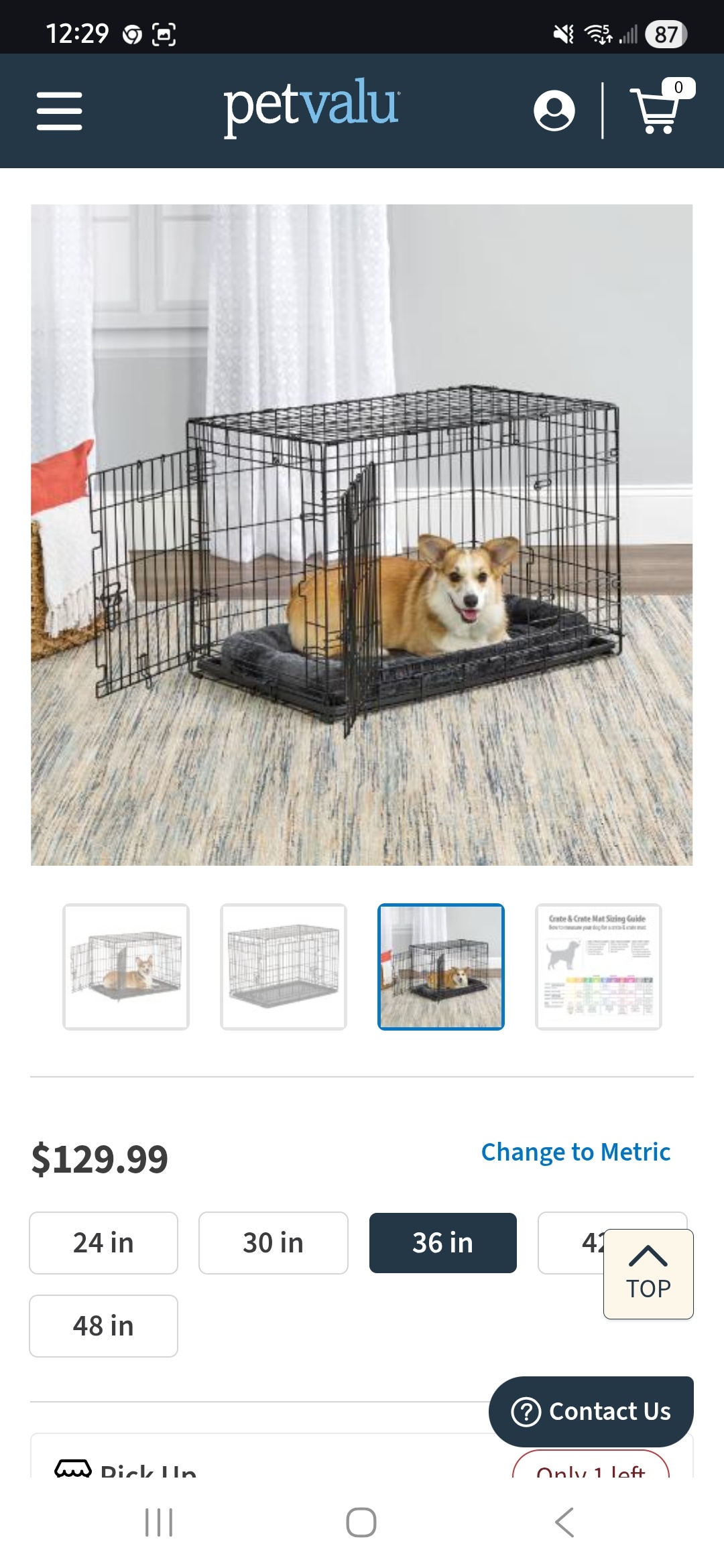 Double Door Wire Pet Crate (36.7 x 22.9 x 24.6 inches) - photo 4