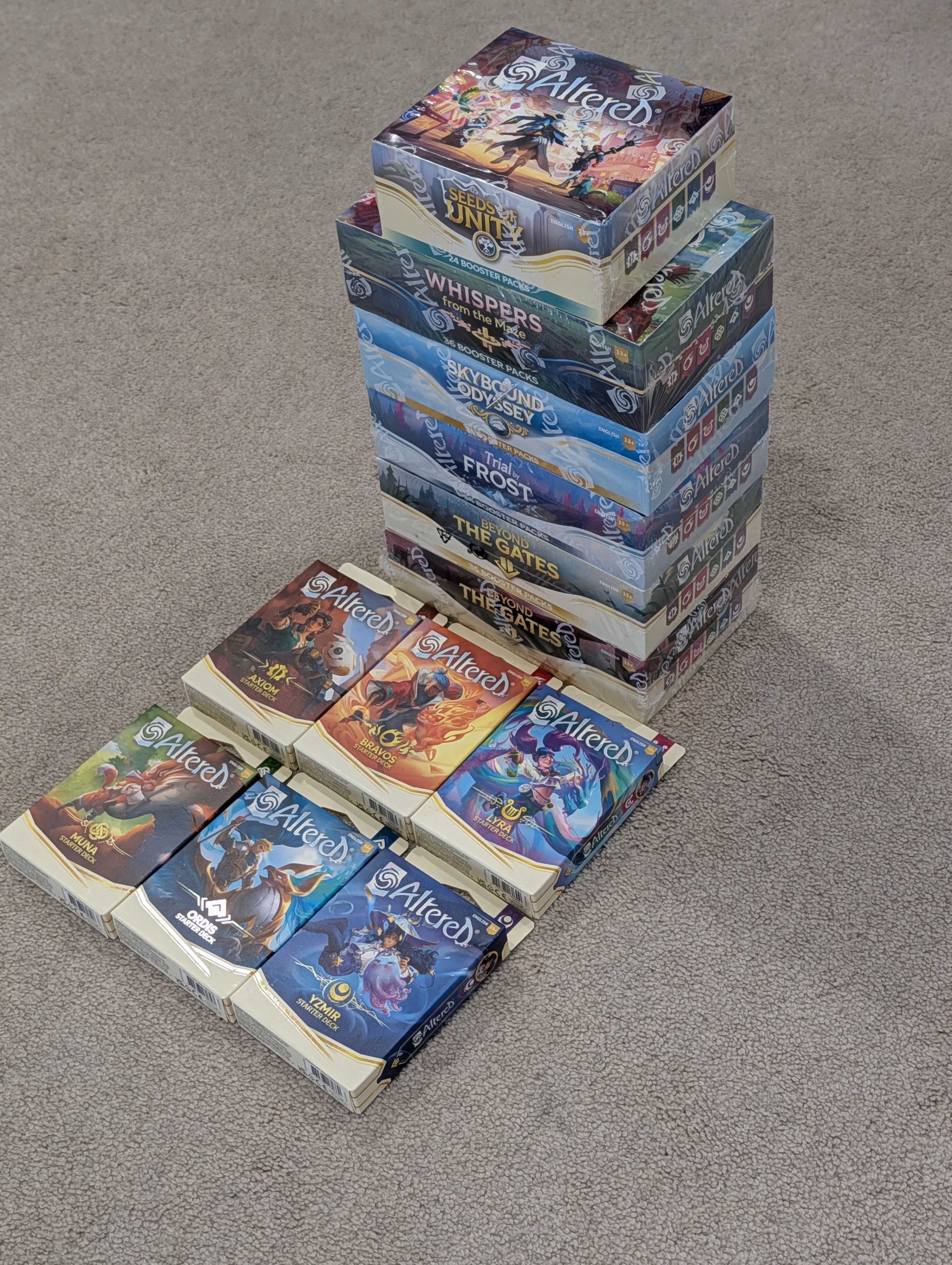 Altered TCG Booster Boxes & Starter Decks COMPLETE Set - photo 4
