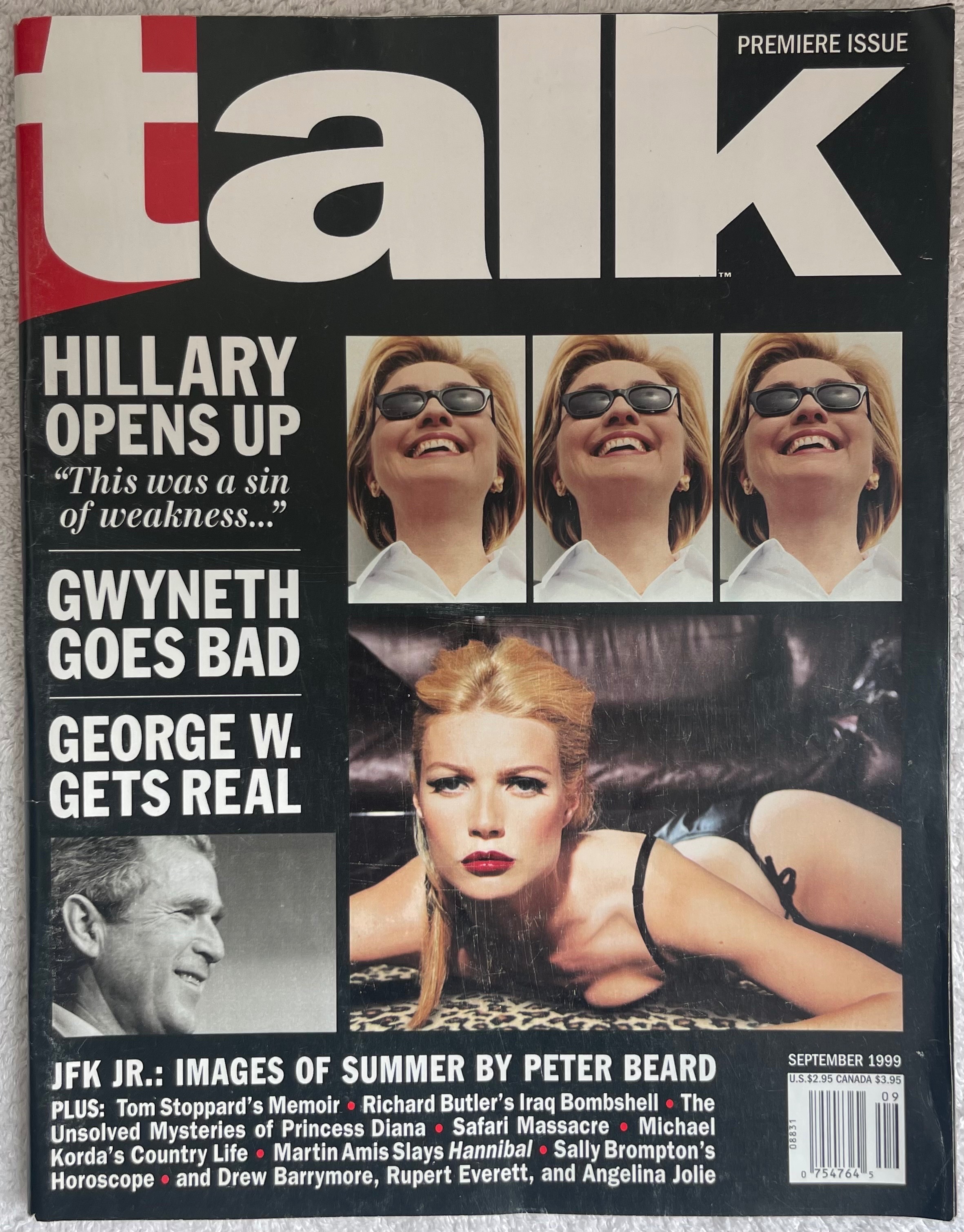 Vintage 1999 Talk Magazine Premiere Issue