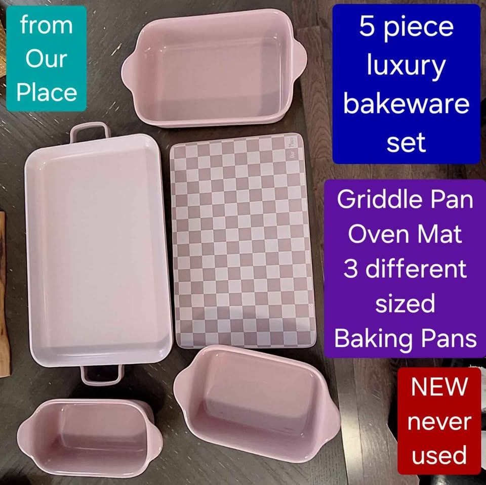 Our Place Bakeware set - NEW lavender griddle and baking pans - photo 2