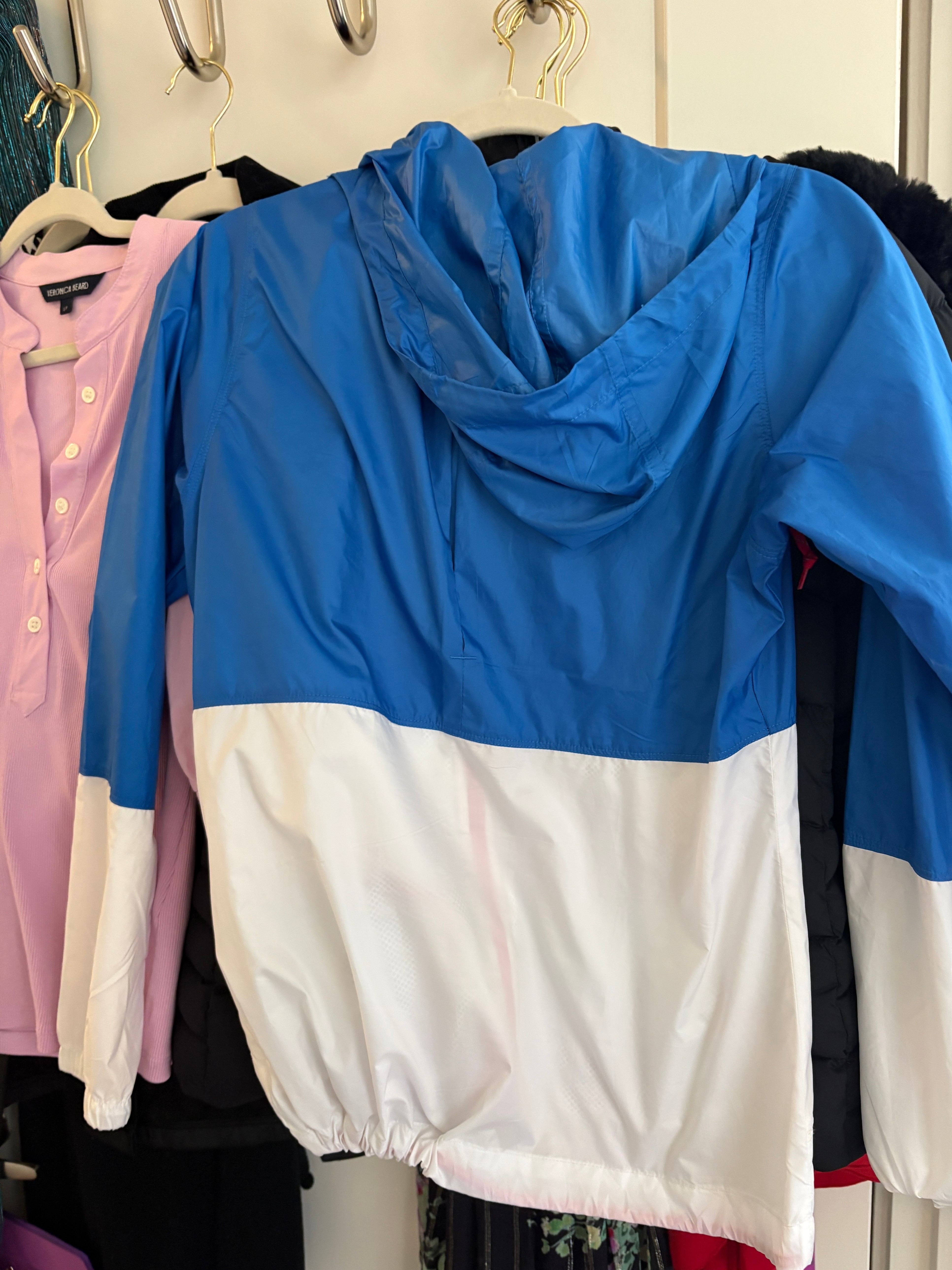 Columbia Blue/White Hooded Jacket - XS - photo 2