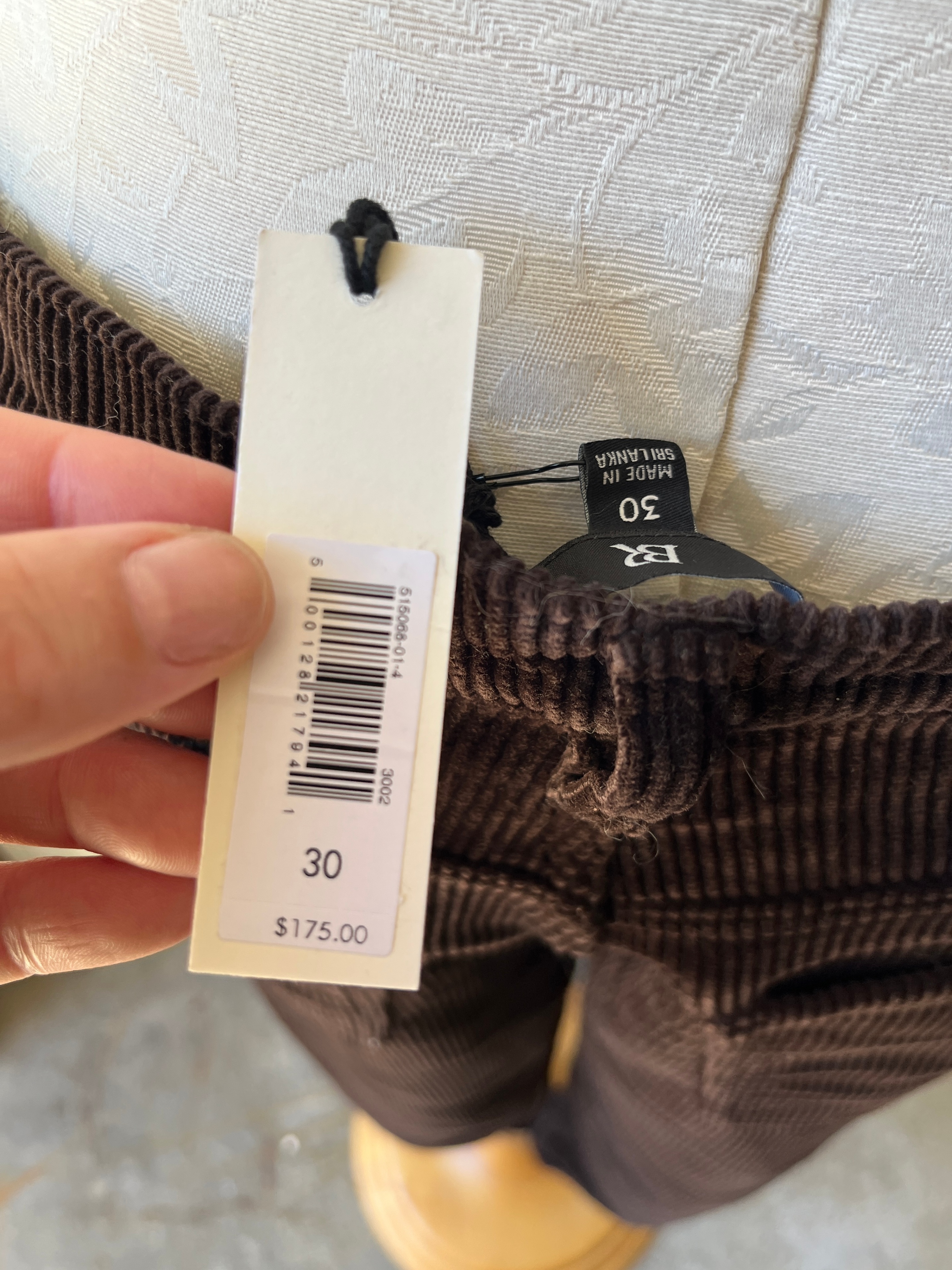 Brown Corduroy Pants - Size 30 - photo 3