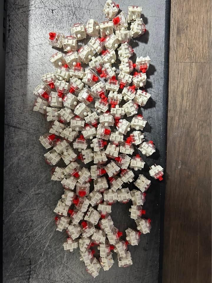 Gateron Jupiter Switch - Red Linear Keyboard Switches