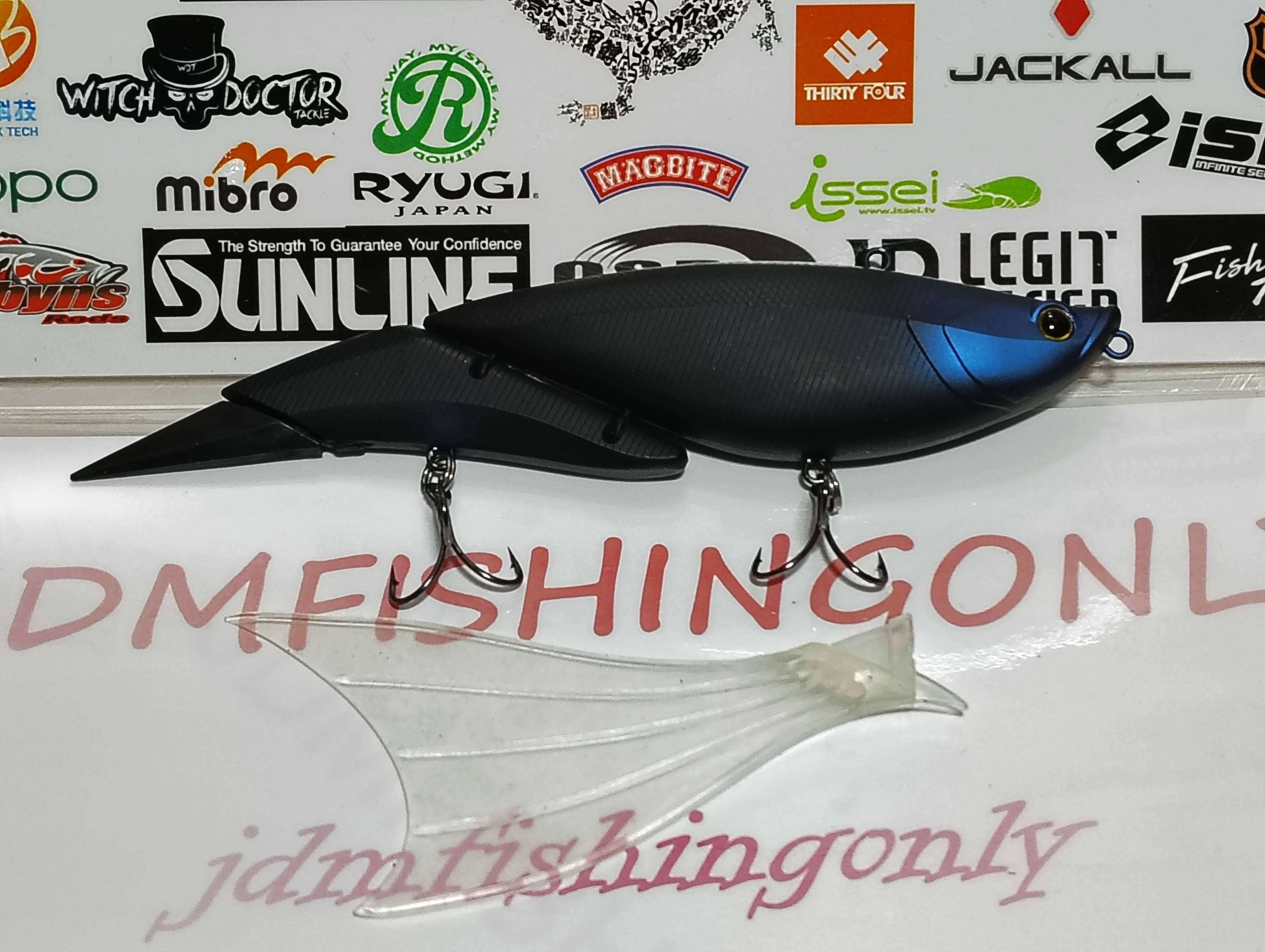 NEW JDM Prototype Da Vinci 190 Slant Joint Swimbait PHANTOM