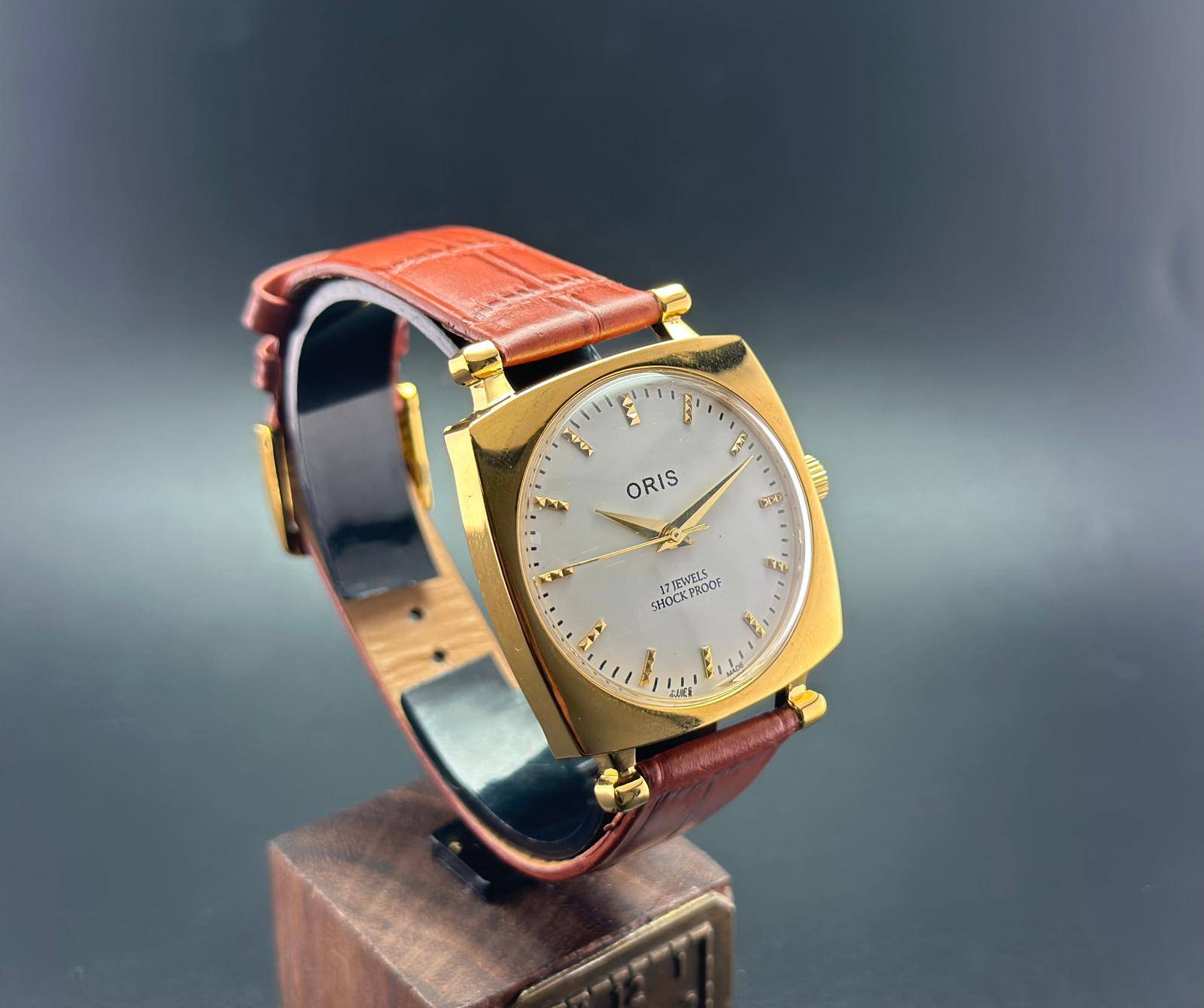 Vintage Oris Swiss ST-96 Hand Wind Mechanical Men's Watch