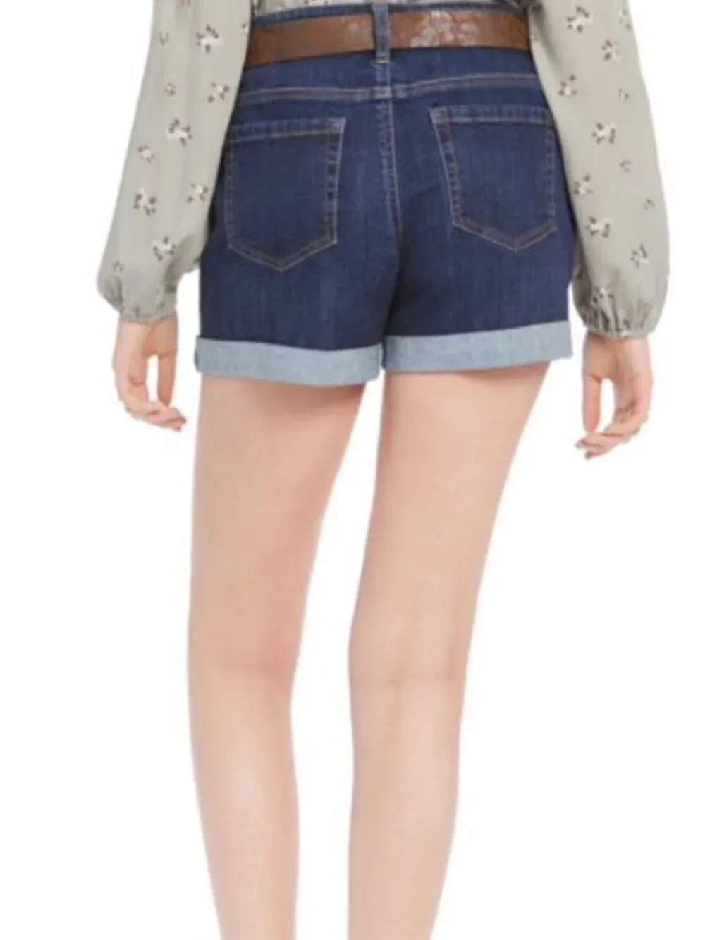 Dollhouse Juniors’ Denim Shorts - New - Size 1/2 - photo 3