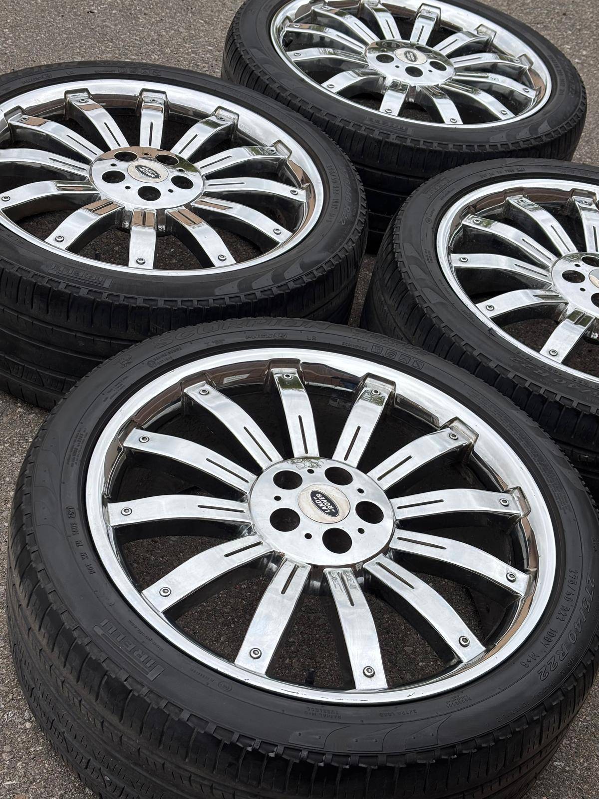 22”OverFinch reps(5x120)+275/40/R22 Pirelli– RangeRover/Discover - photo 5
