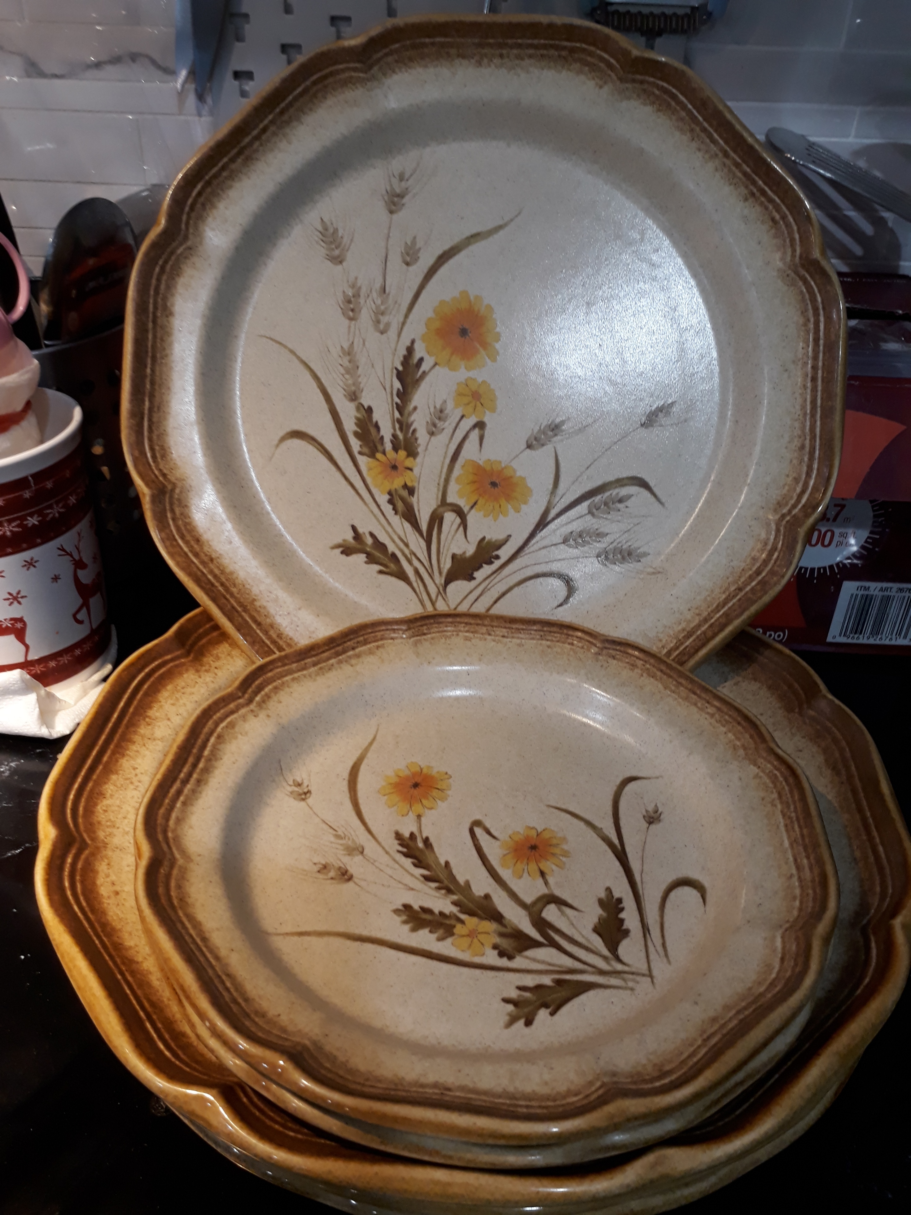 Vintage Mikasa Dinnerware Wheat pattern.