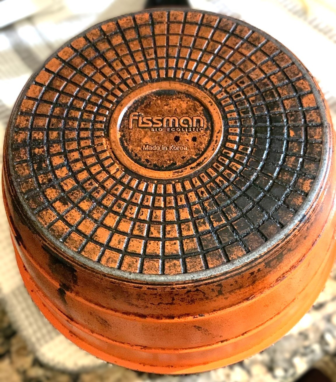 Fissman Orange Non-Stick Saucepan 1.5 Liters Made in Korea