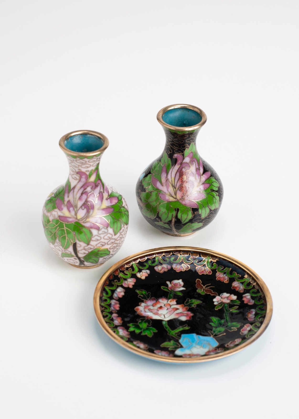 Cloisonné Enamel Set