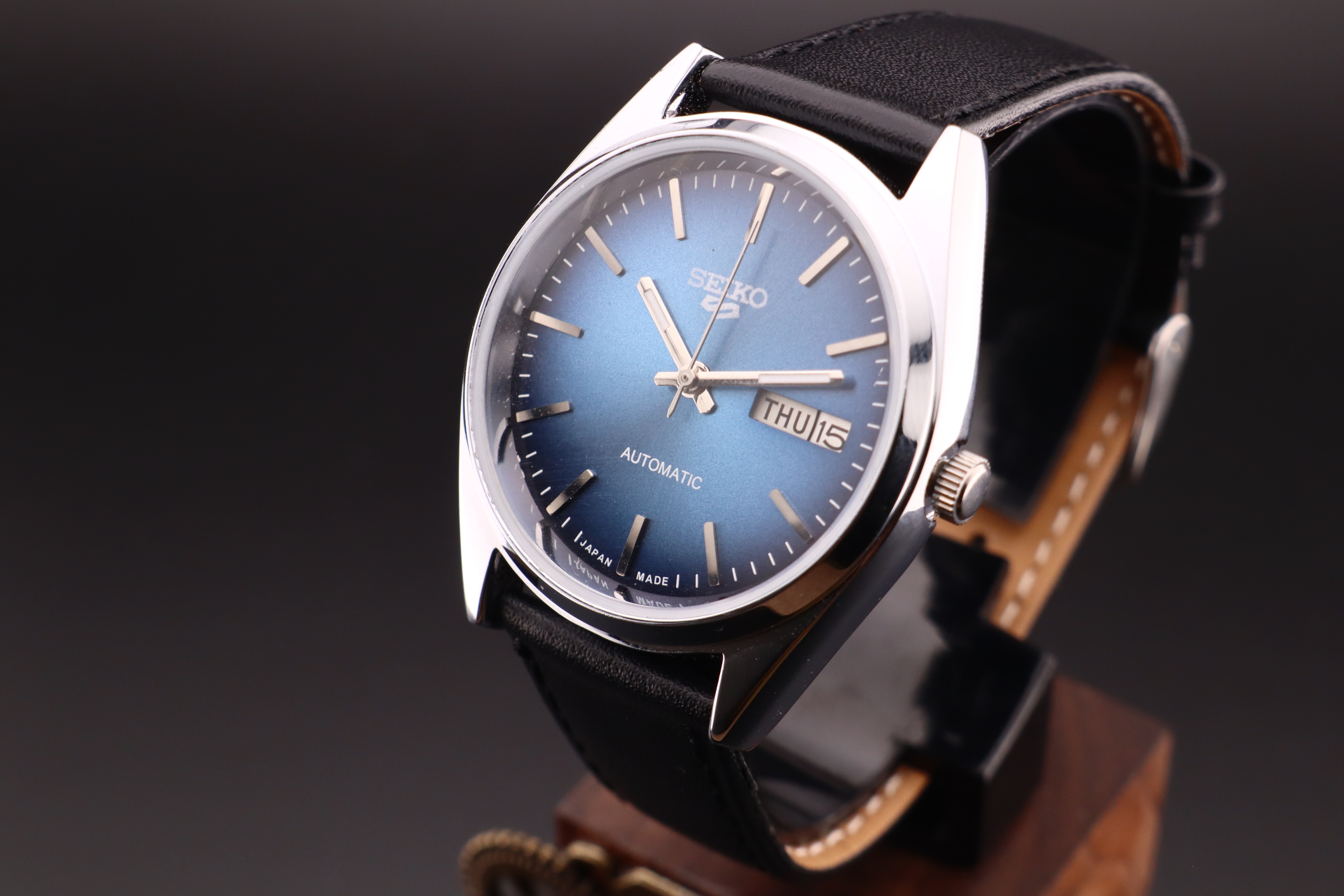 Vintage Seiko 5 Automatic 6309A Men's  Watch D&D- Japan Made - photo 3